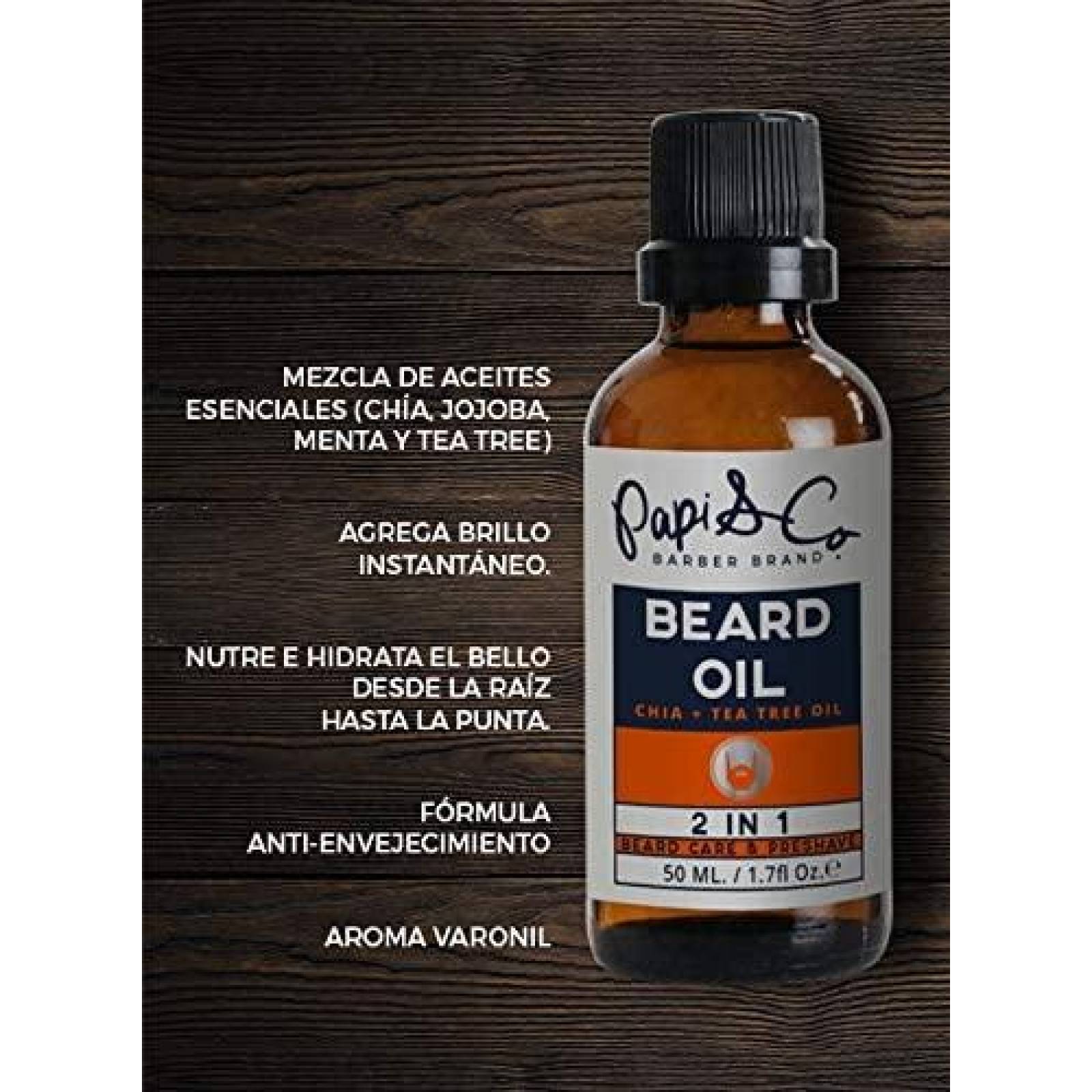 Aceite para Barba Papi Beard Oil 50 ml