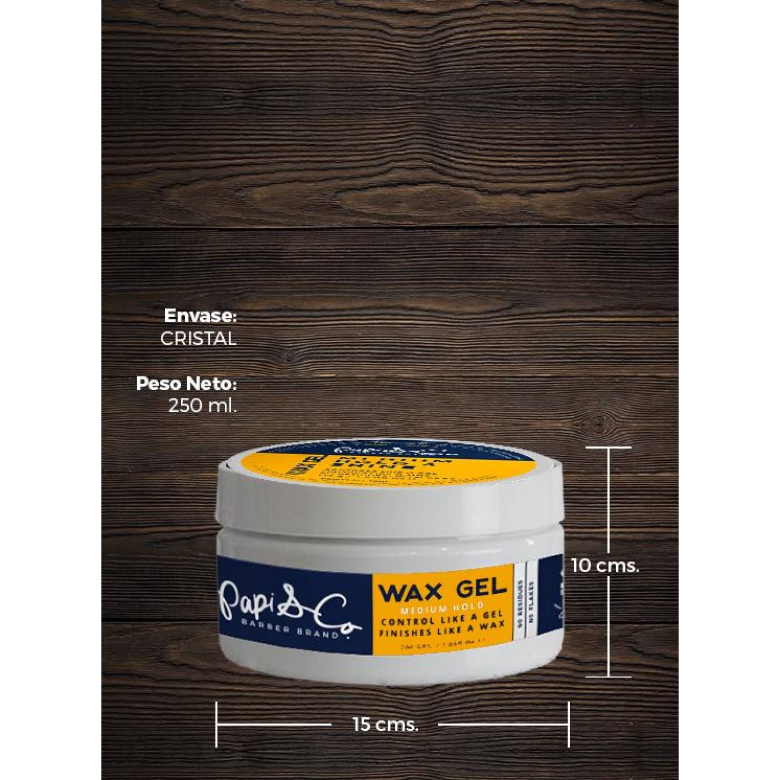 Cera-Gel de estilizado Papi & Co Wax Gel 115 g 