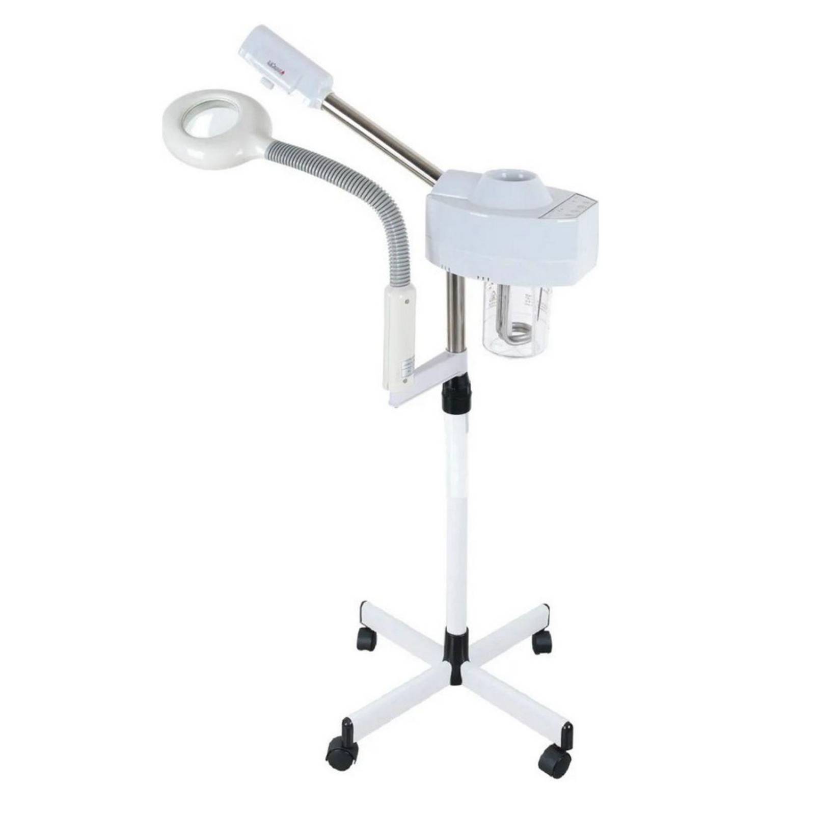 Vaporizador Facial Ozono Con Lupa Luz Led