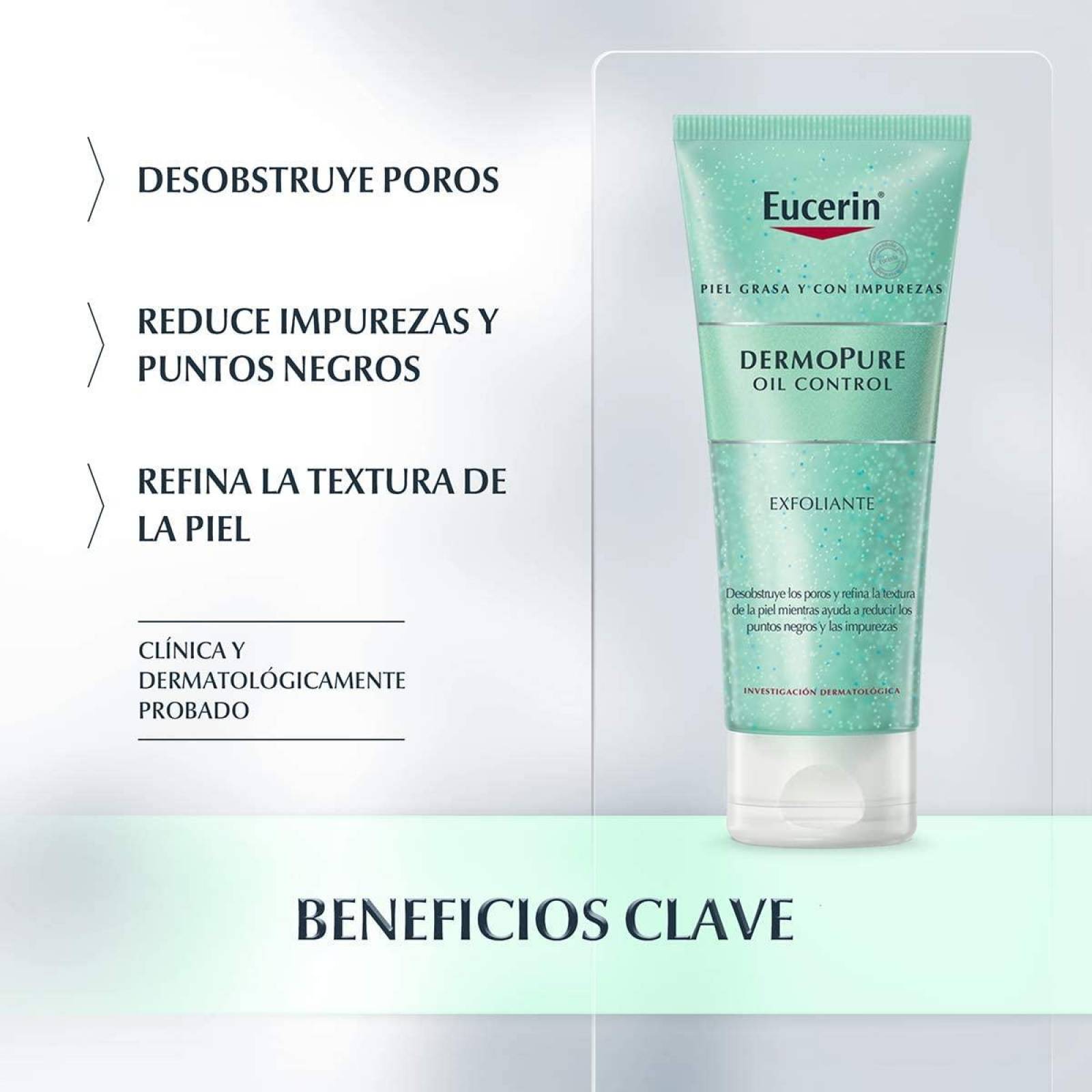 Eucerin Exfoliante facial piel grasa Dermopure 100ml 