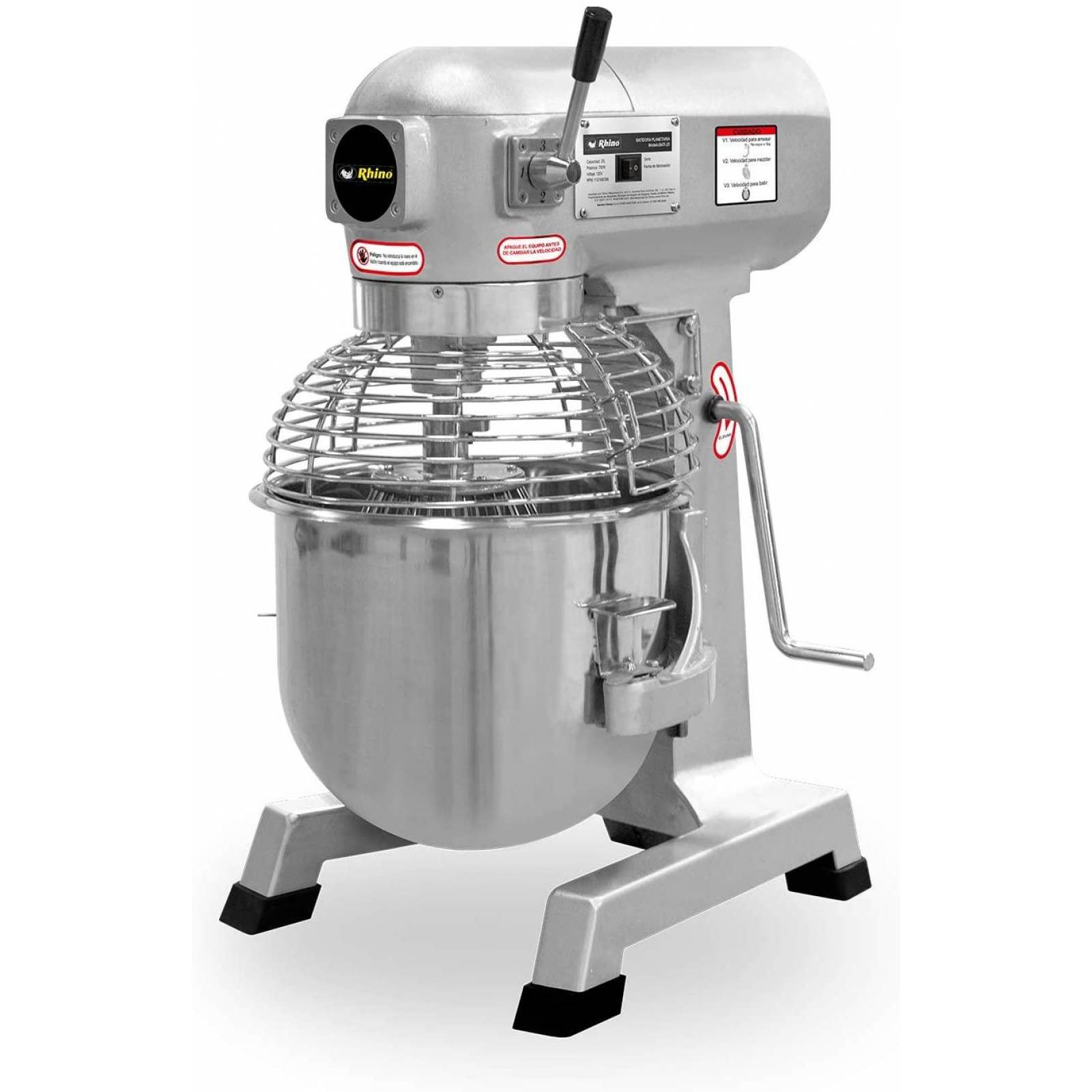Batidora Pedestal Industrial 20lt Rhino BATI-20 60 Hz 127 V 