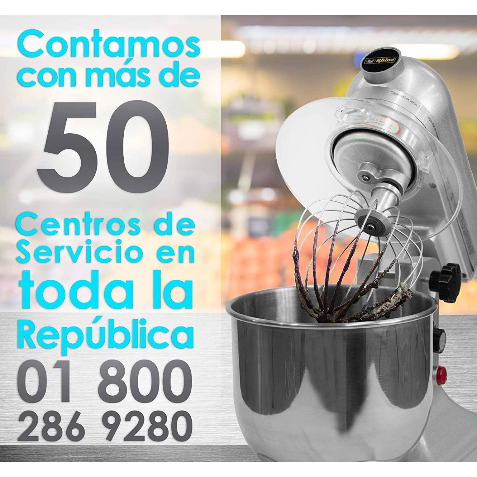 Batidora Pedestal Industrial 20lt Rhino BATI-20 60 Hz 127 V 