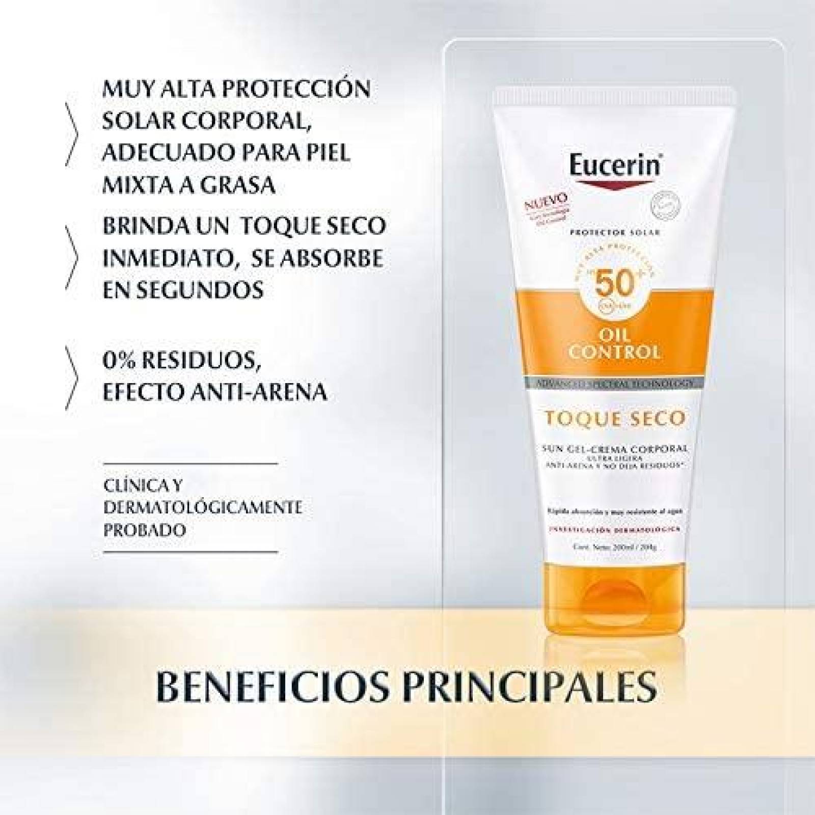 Eucerin Sun Toque Seco Fps 50+ 200ml 