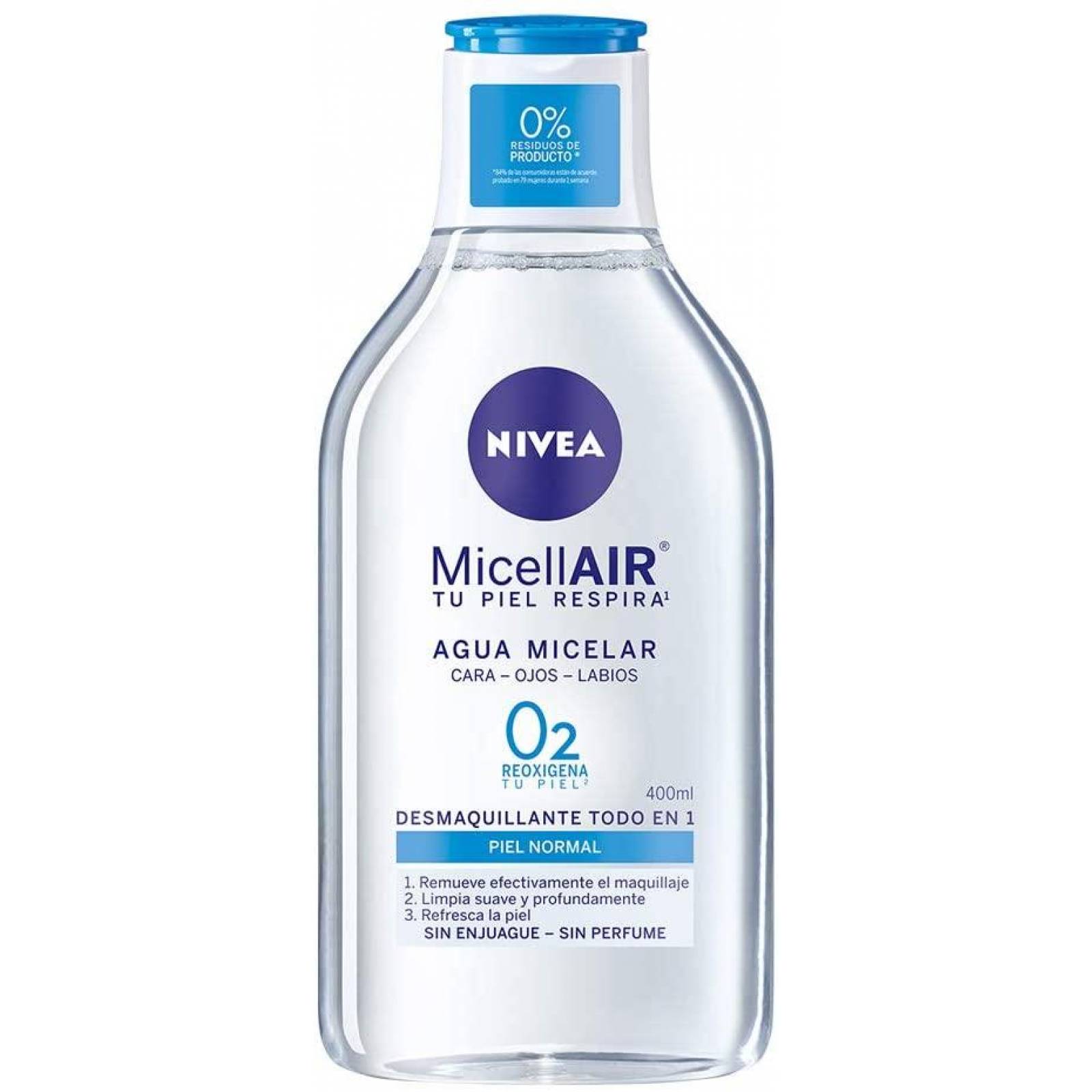 Nivea Agua Micelar Desmaquillante Todo Tipo De Piel 400ml 