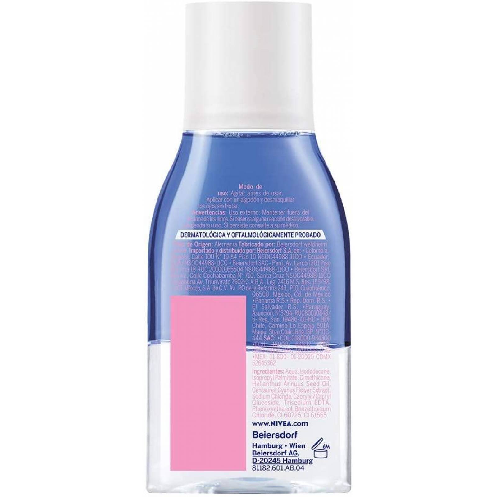 Nivea Desmaquillante Bifasico, 125ml