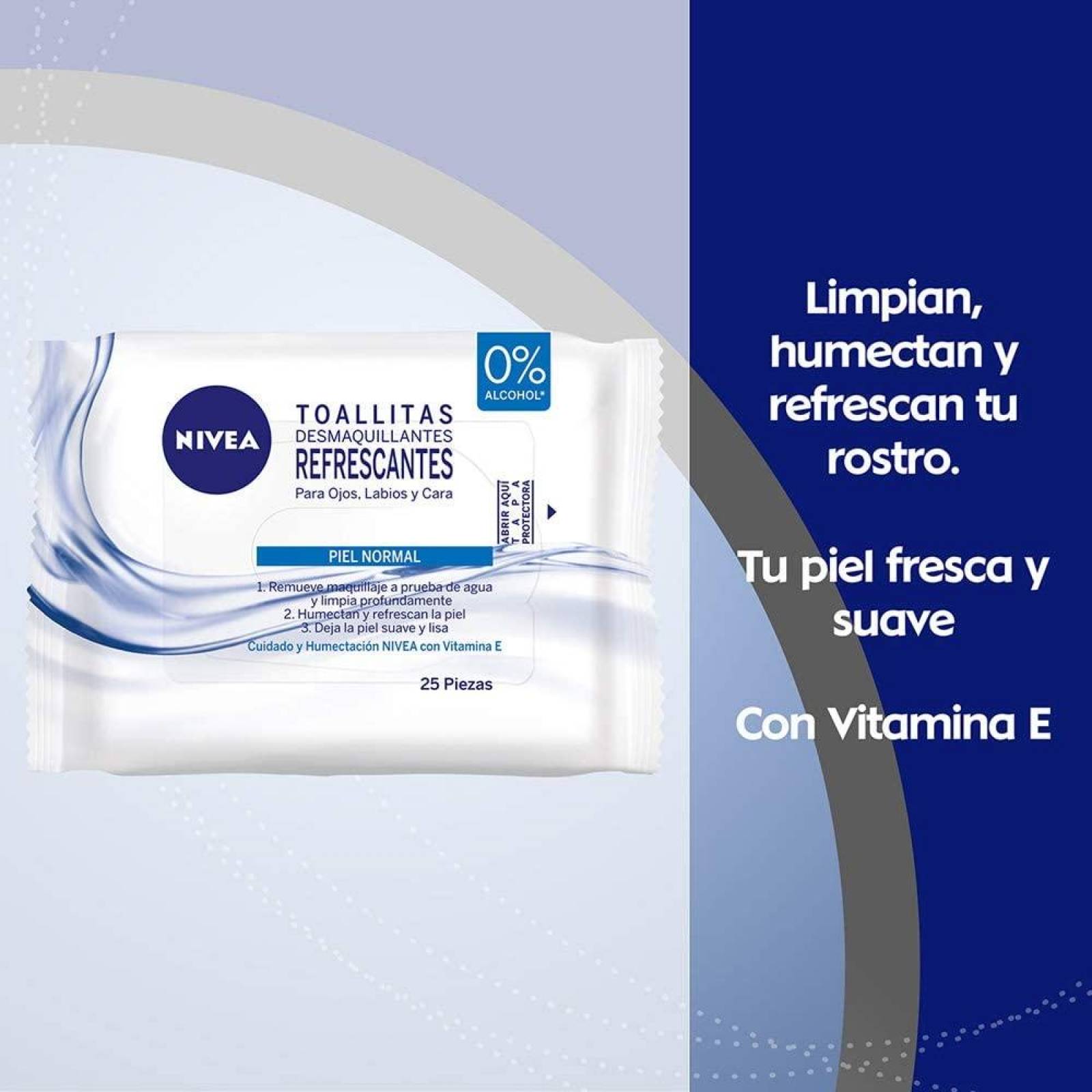 Nivea Toallitas Faciales Desmaquillantes 25 Piezas 