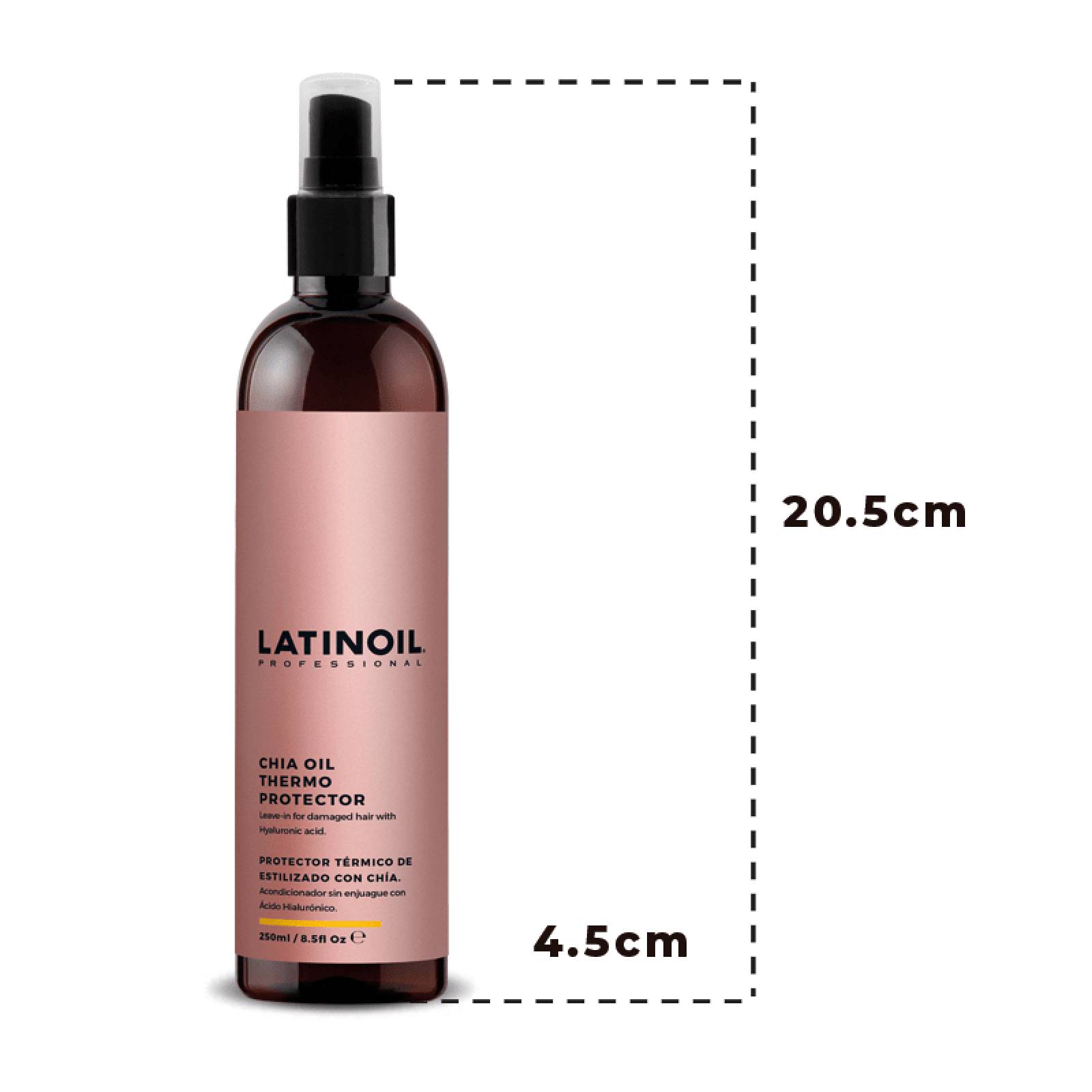 Protector Termico Con Aceite de Chía Latinoil 250 ML 