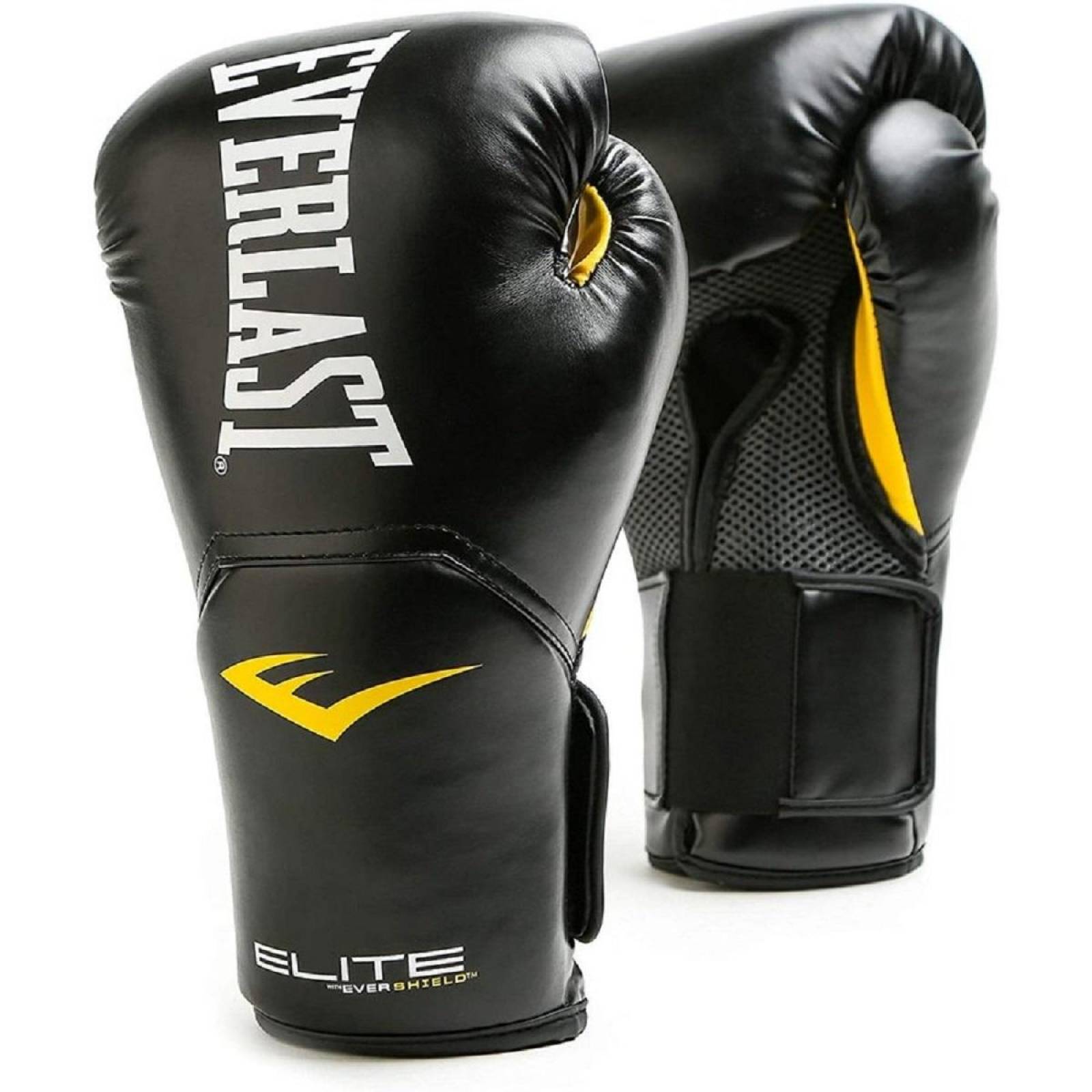 Guantes de Box Pro Style Elite 12 OZ Color Negro, Everlast 