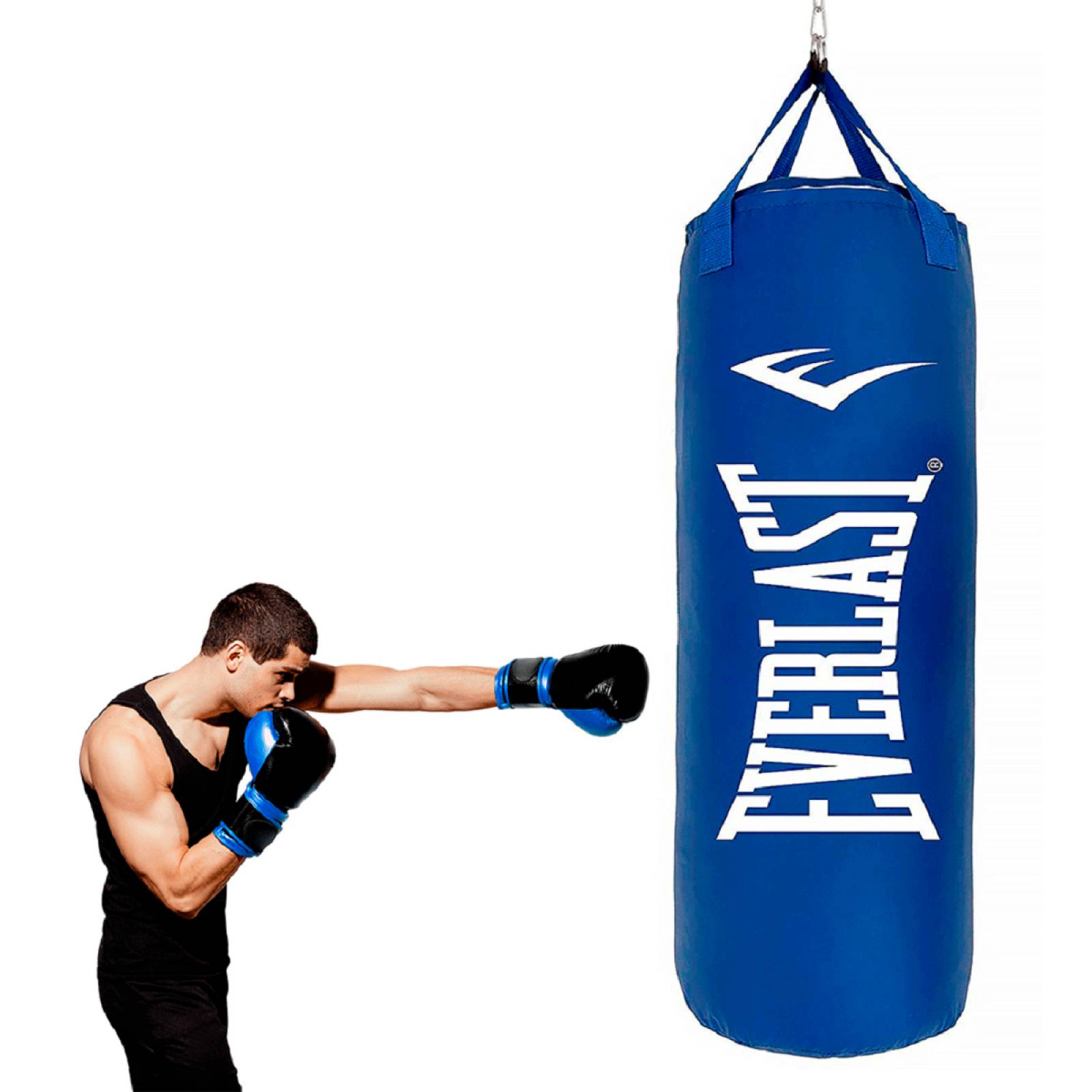 Costal Tradicional De Box 70 Lb Color Azul, Everlast 