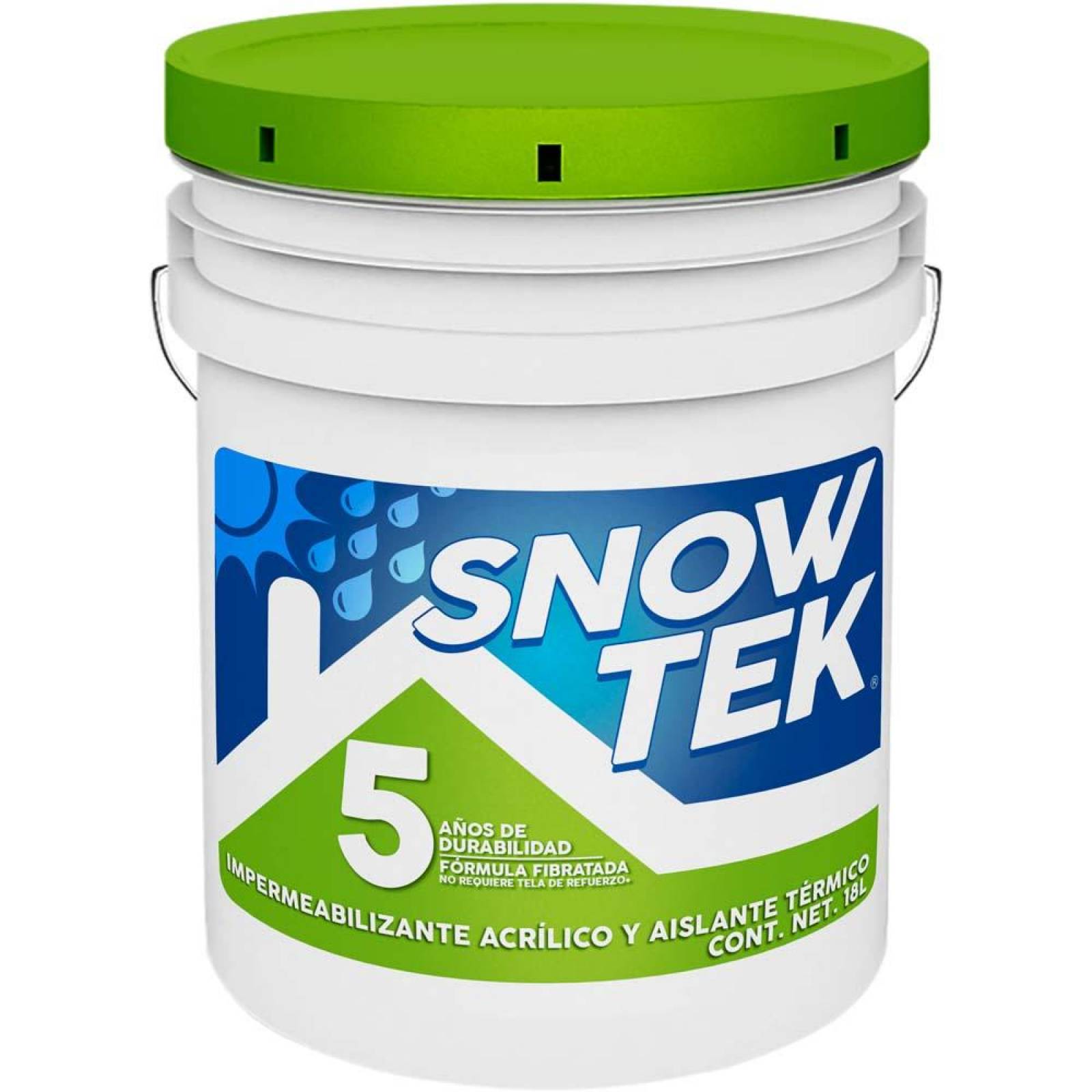 Snowtek Impermeabilizante Acrilico Elastomerico Blanco