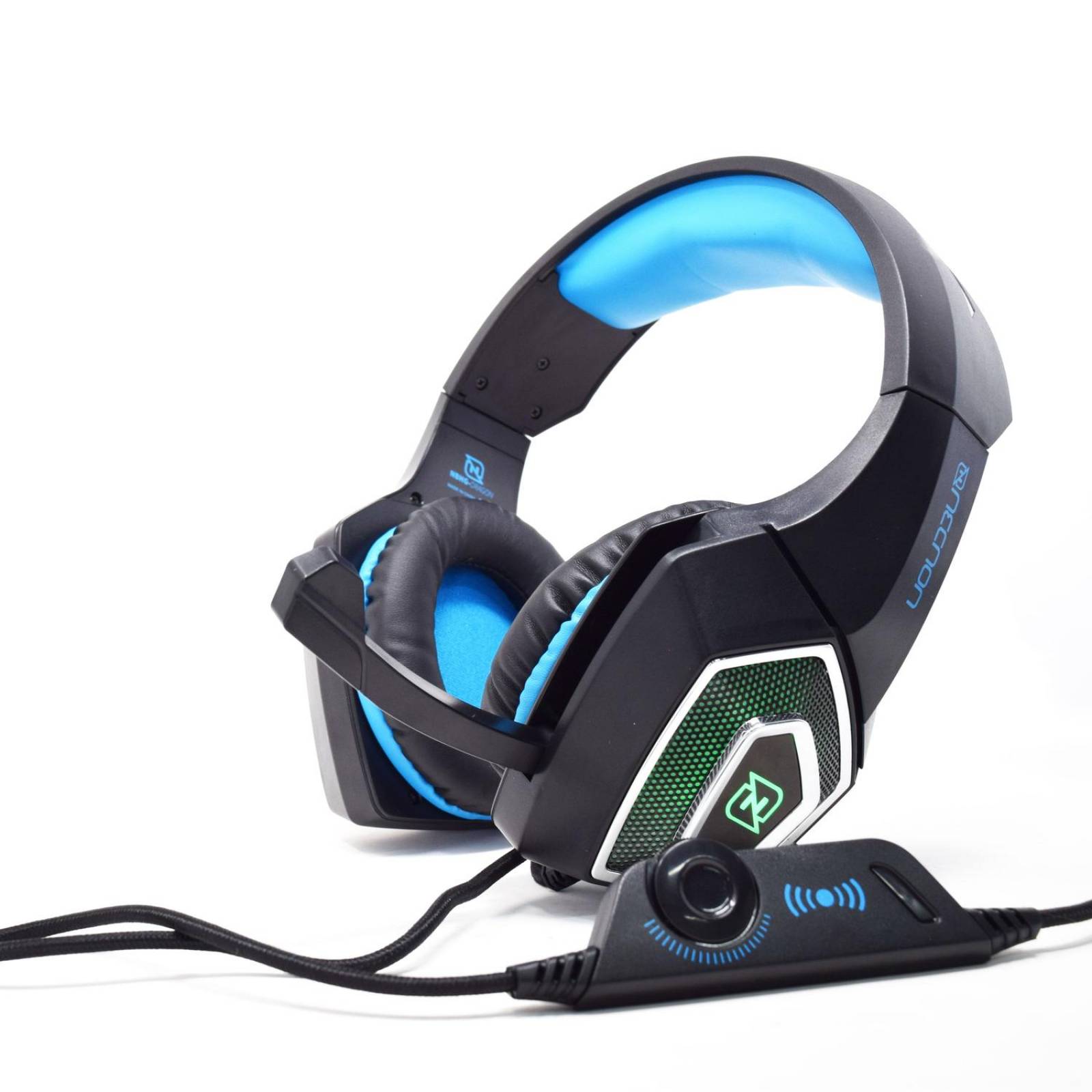 Audifonos Gamer Con Microfono Necnon NBH-Dragon Azul Unitalla