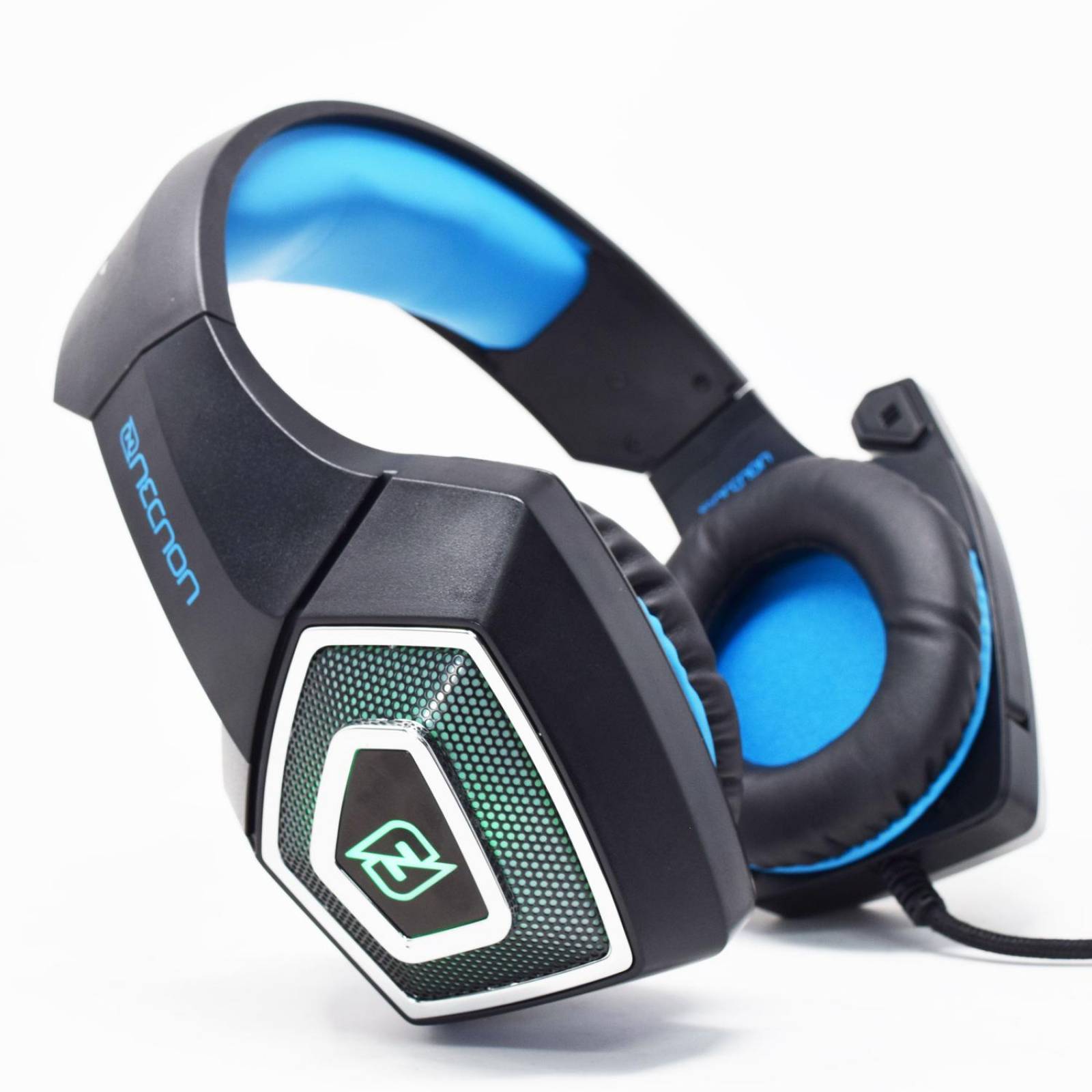 Audifonos Gamer Con Microfono Necnon NBH-Dragon Azul Unitalla