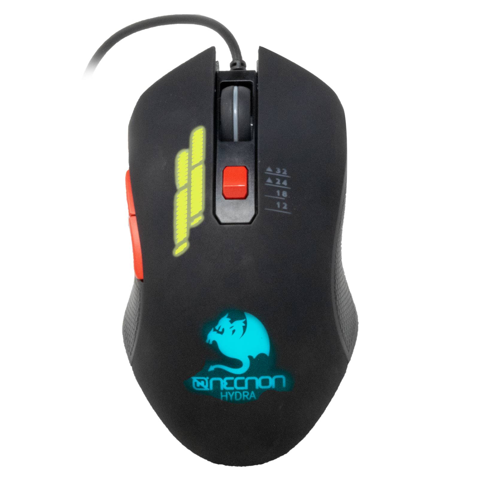 Mouse Gamer Necnon NGM Iluminacion Led 6 botones 