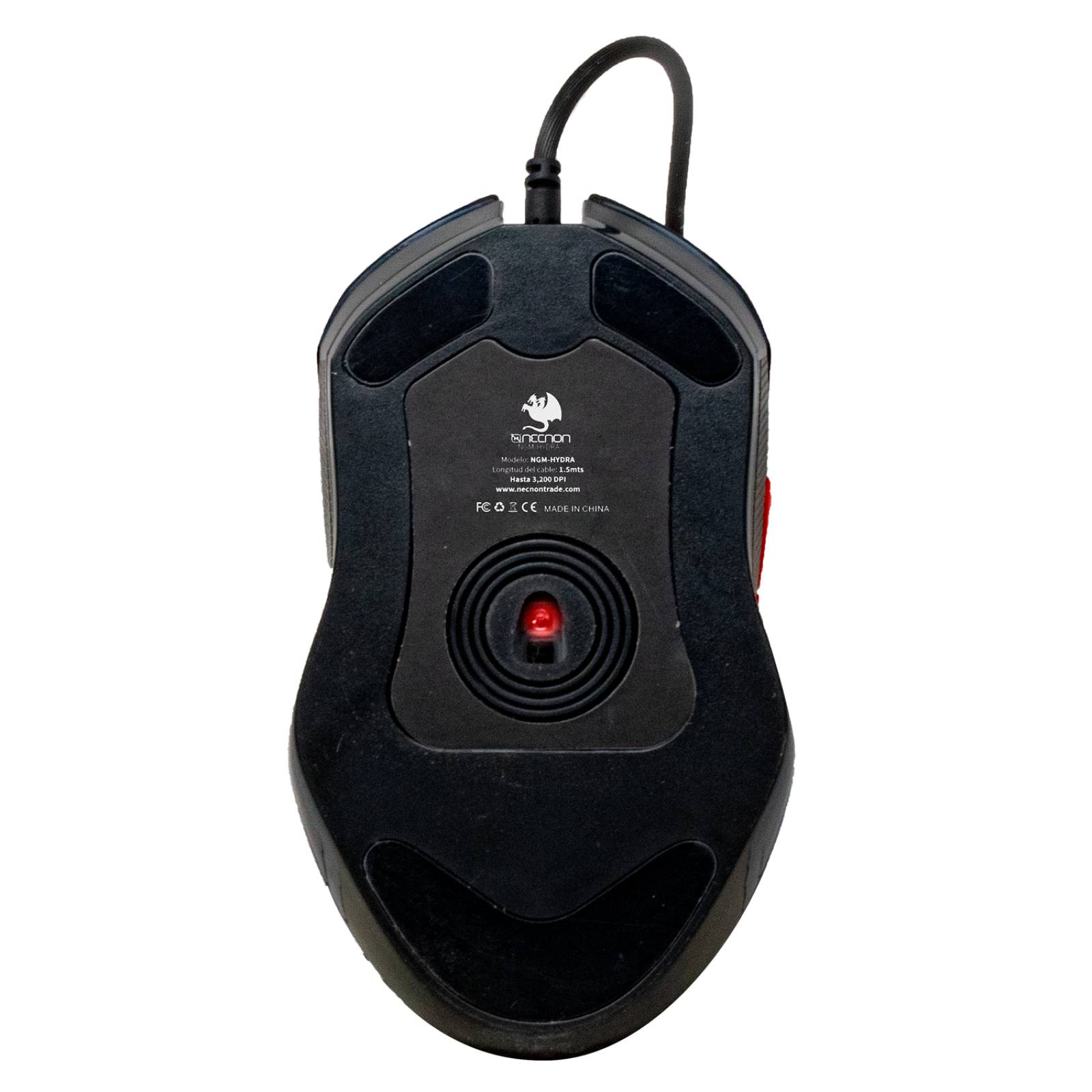 Mouse Gamer Necnon NGM Iluminacion Led 6 botones 