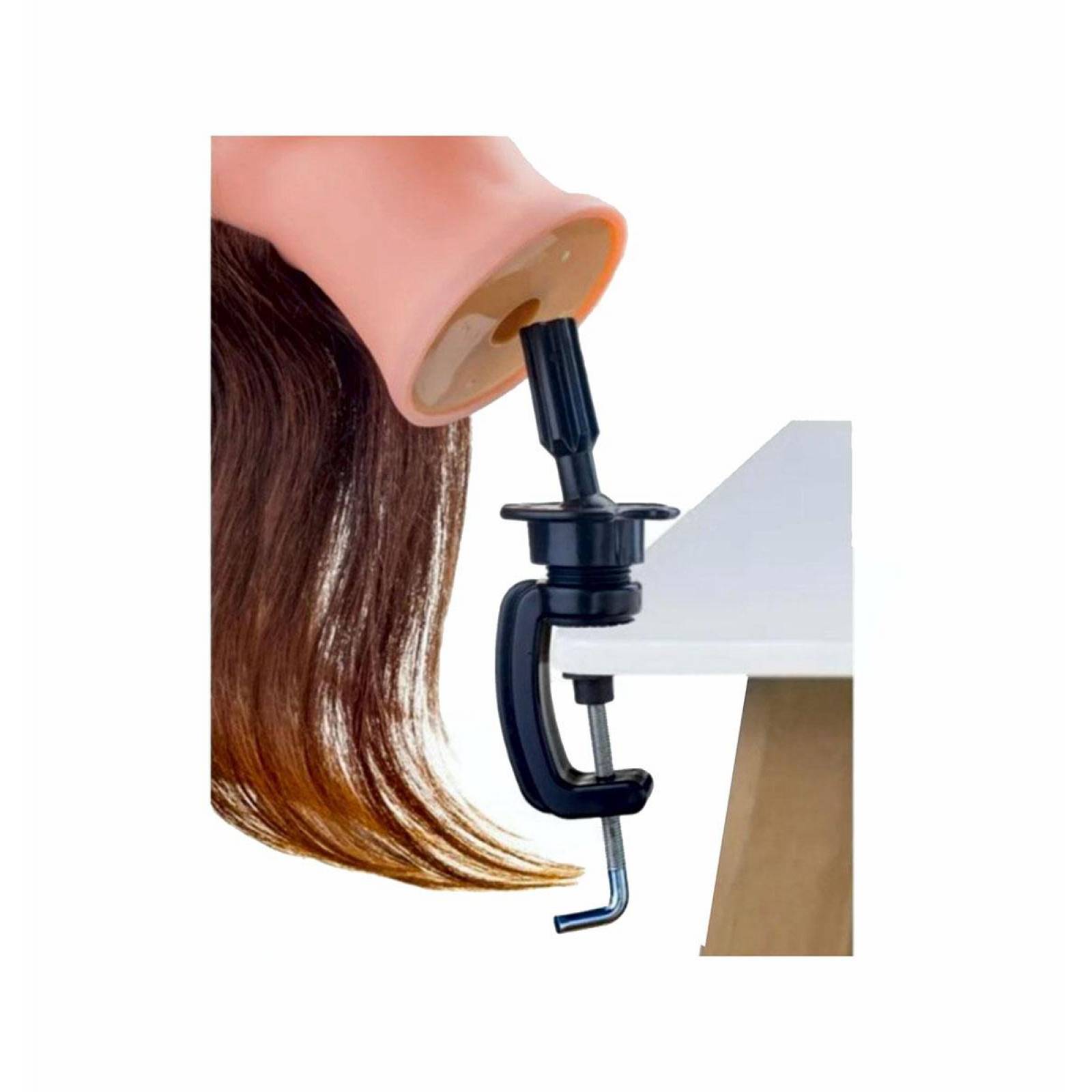 Set 2 Maniqui Cabezote Entrenamiento Corte Peinado Estetica 