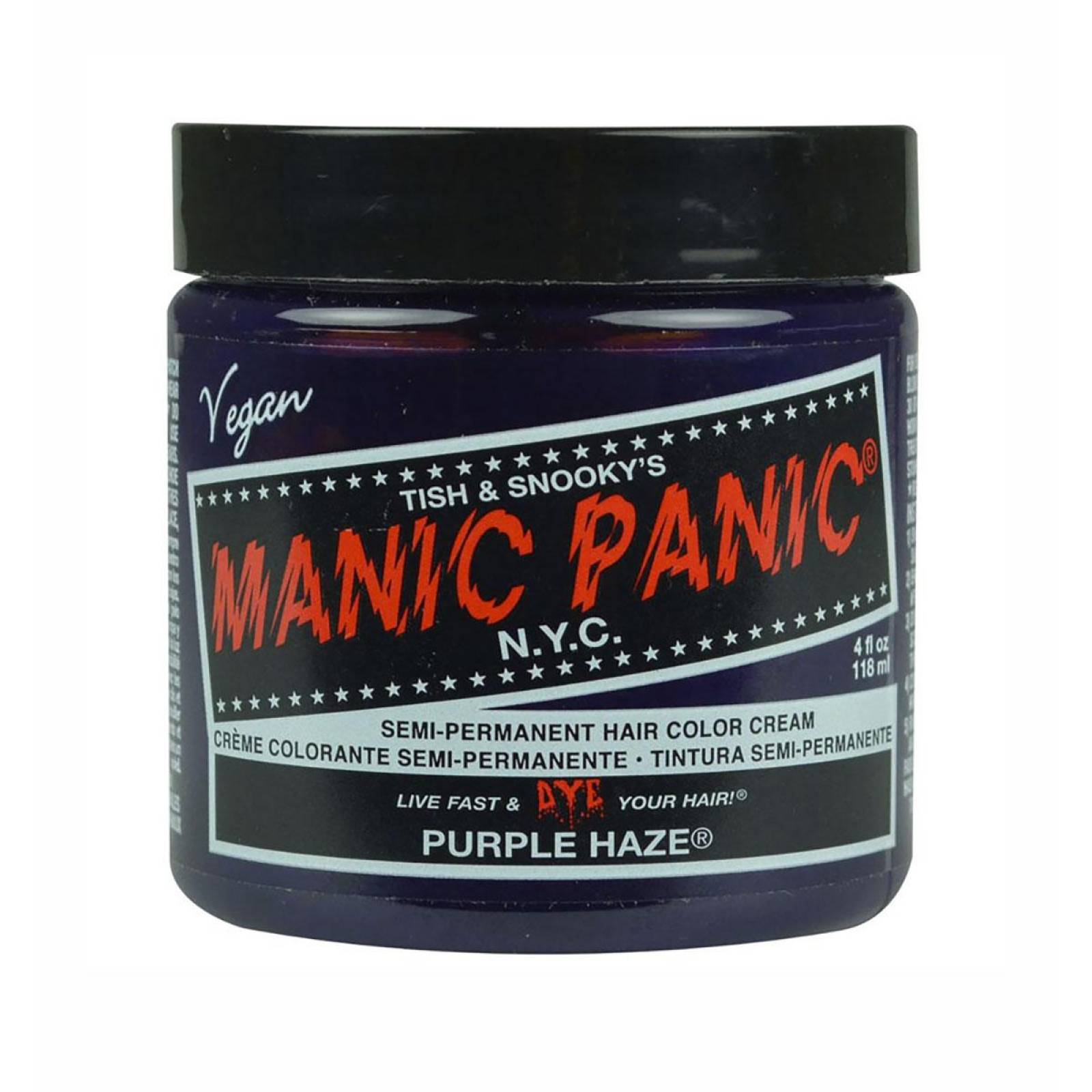 Set 4 Manic Panic Tinte Semi Permanente After Midnight 118 Ml Purple Haze