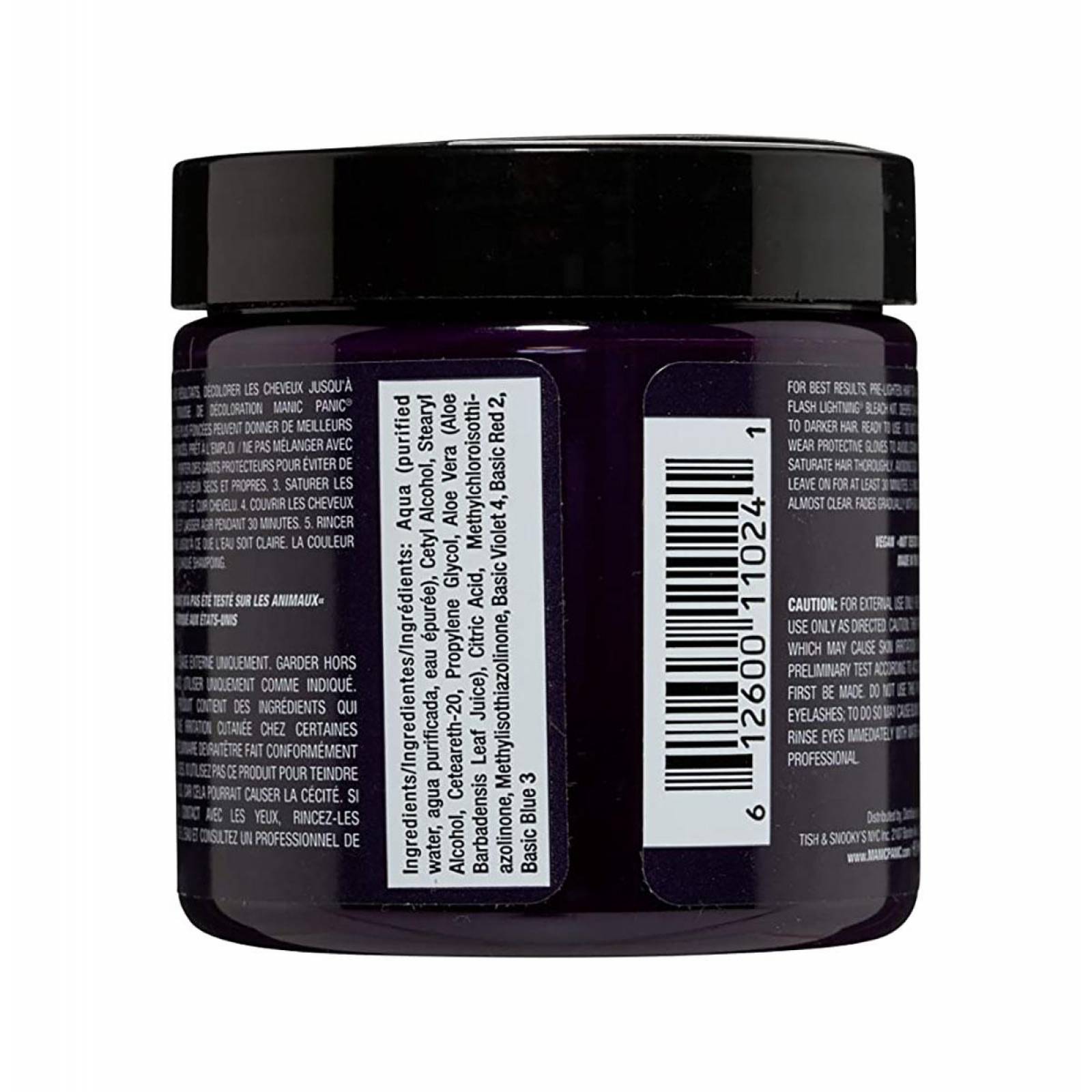 Set 4 Manic Panic Tinte Semi Permanente After Midnight 118 Ml Purple Haze