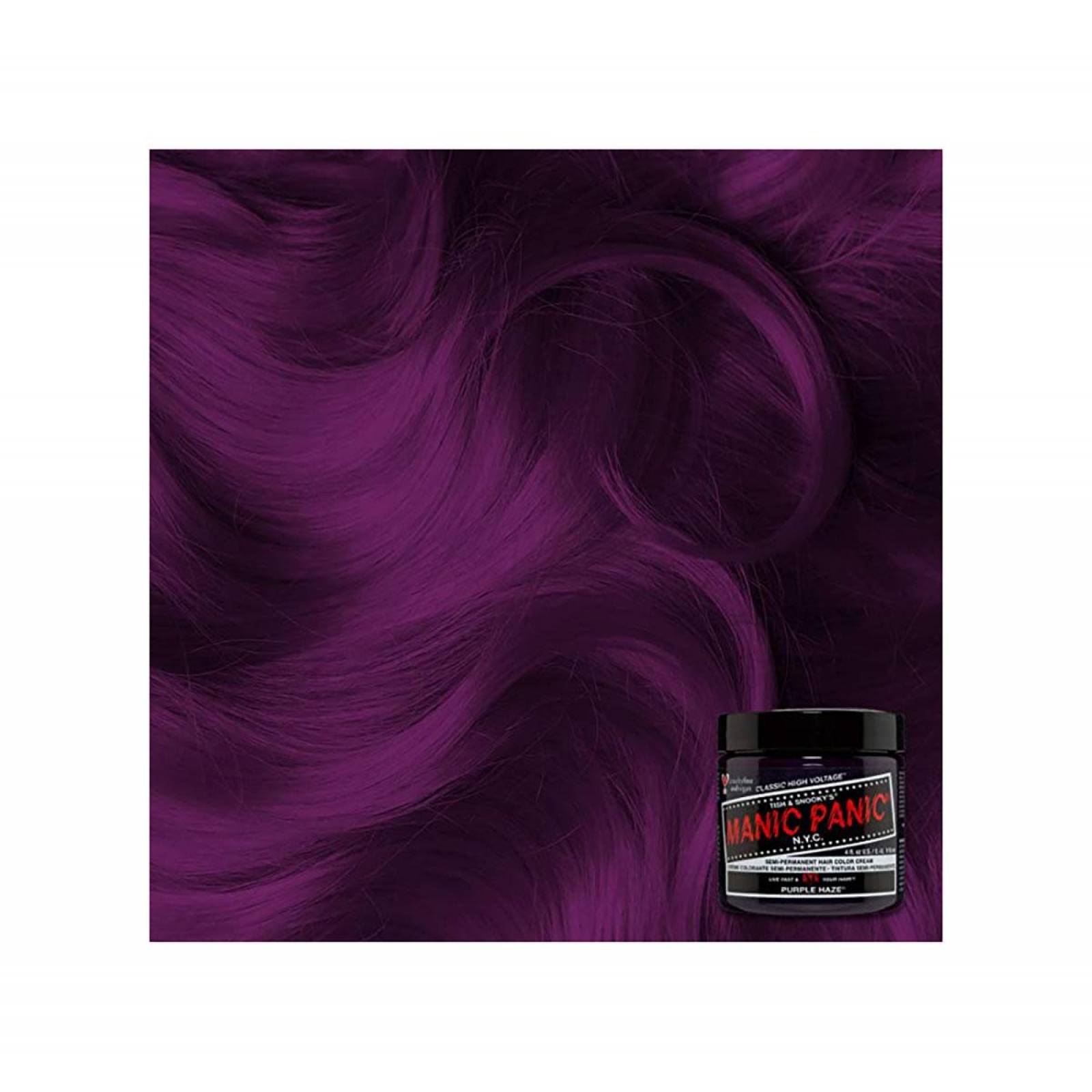 Set 4 Manic Panic Tinte Semi Permanente After Midnight 118 Ml Purple Haze