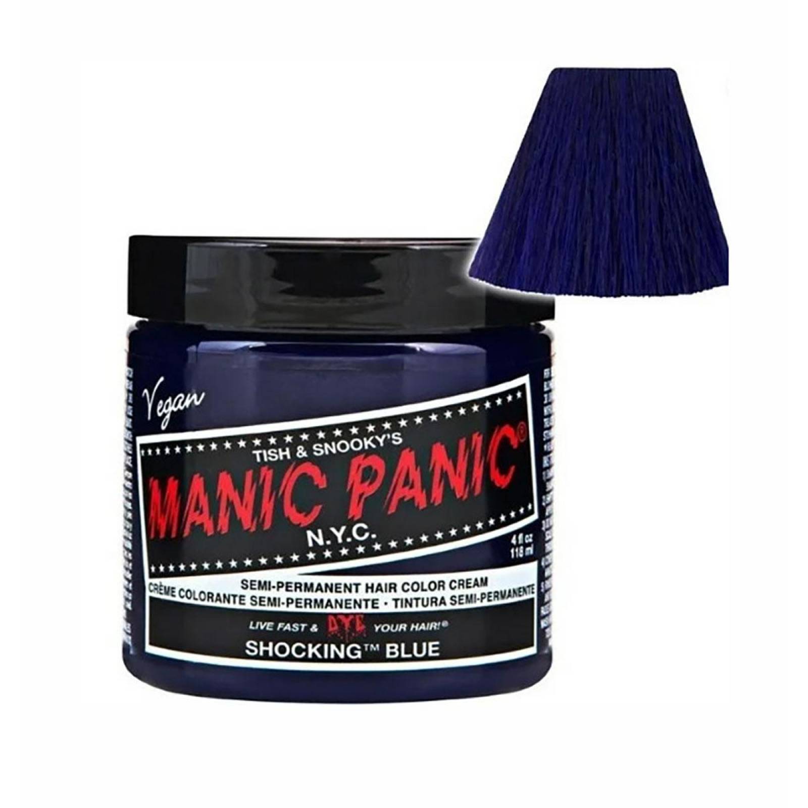 Set 4 Manic Panic Tinte Semi Permanente After Midnight 118 Ml Shocking Blue