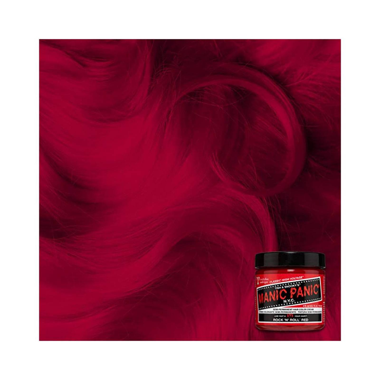 Set 4 Manic Panic Tinte Semi Permanente After Midnight 118 Ml Rock N Roll Red