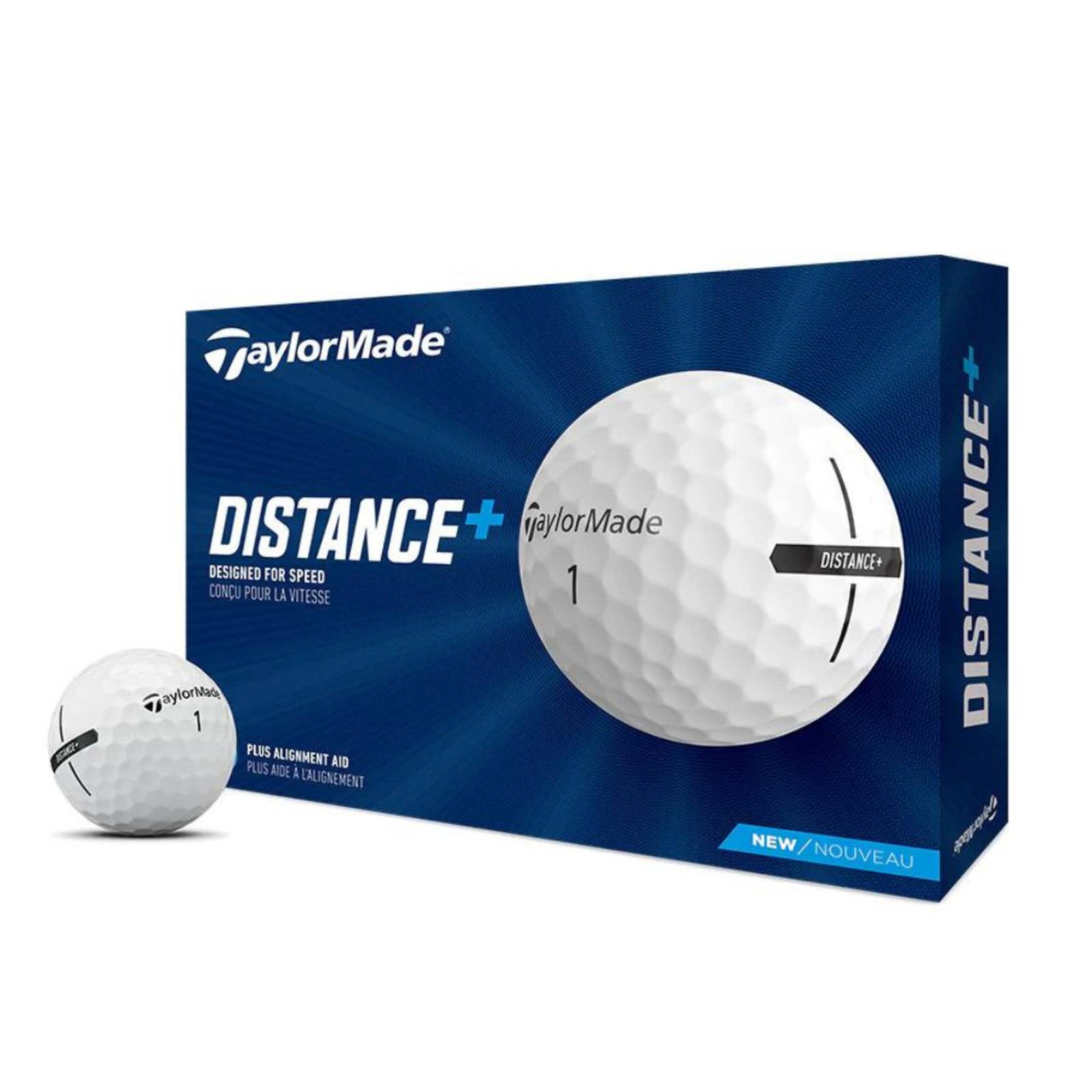 12 Pelotas Golf Distance+Gorra Performance TaylorMade+50Tees 