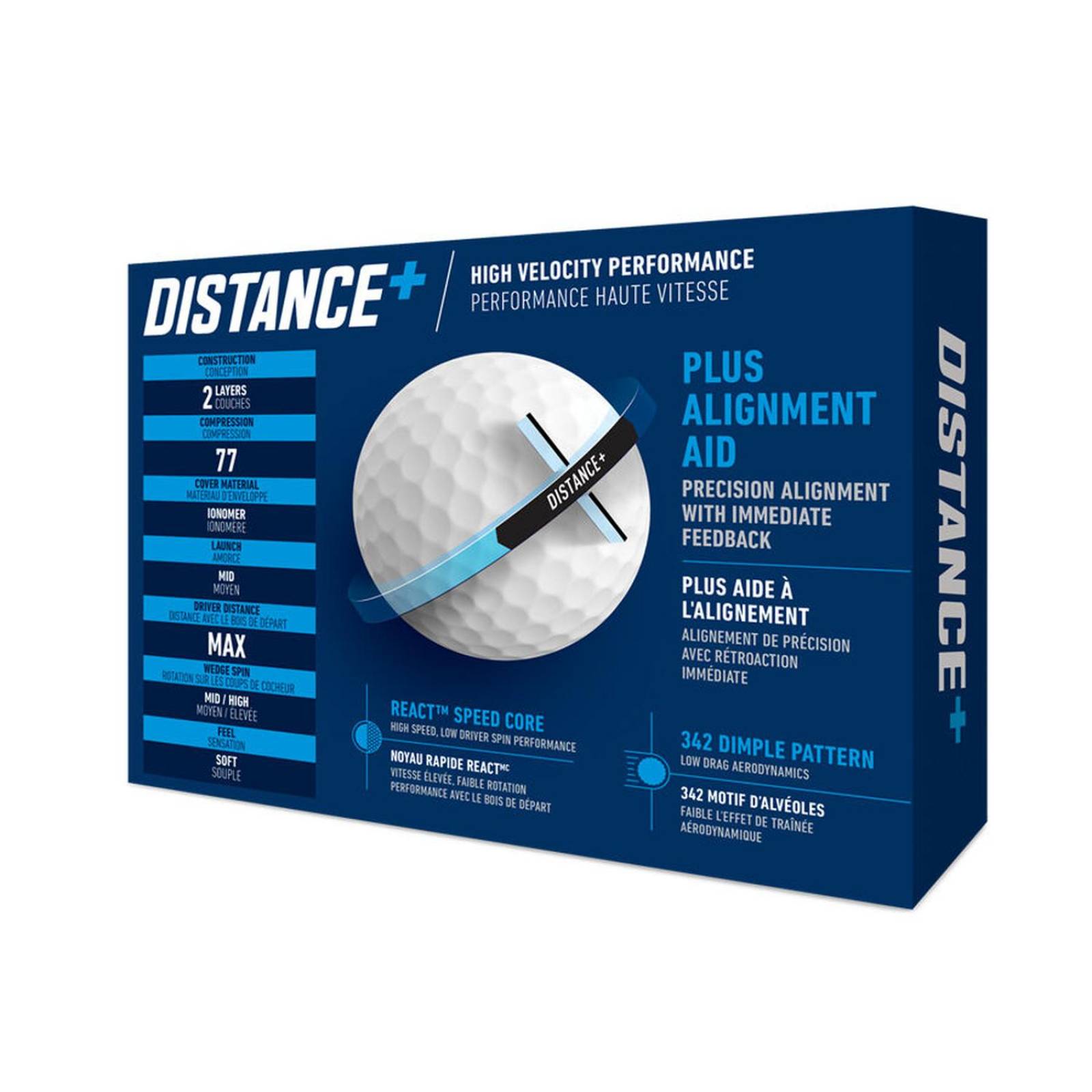 12 Pelotas Golf Distance+Gorra Performance TaylorMade+50Tees 