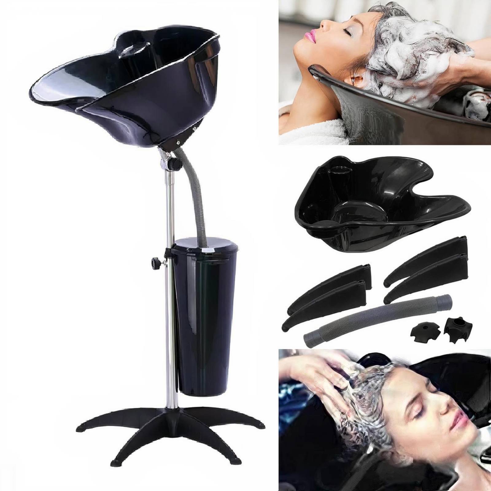 Lavacabeza Portatil Lavabo Salon Belleza Shampoo 