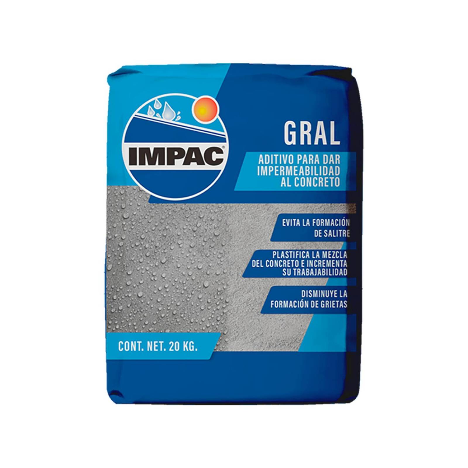 IMPAC Gral Impermeabilizante Para Concreto Y Mortero 