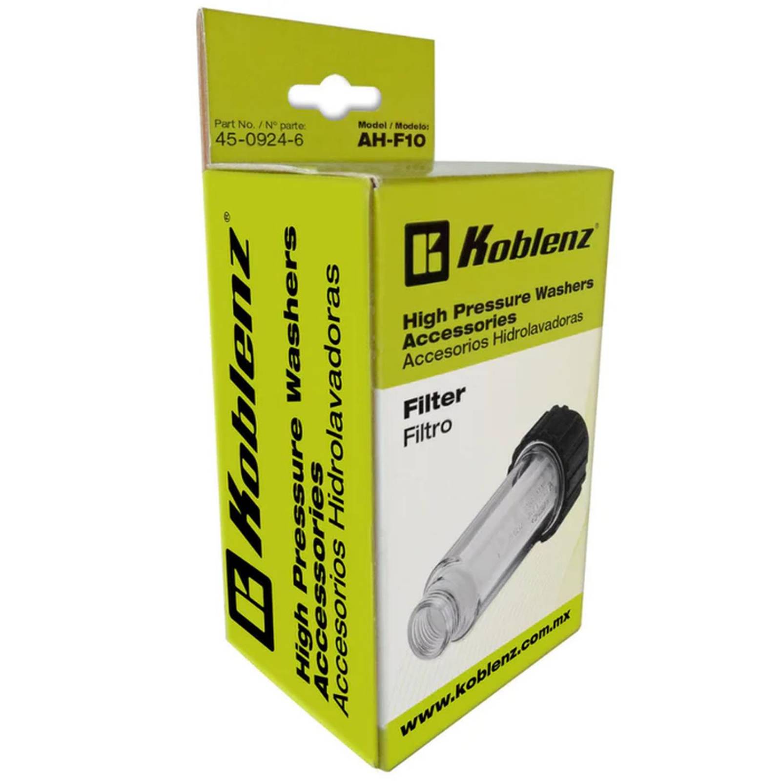Filtro de agua AH-F10 para hidrolavadora Koblenz 