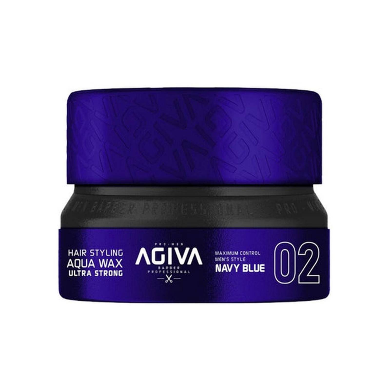 Cera Hair Styling Aqua Wax Ultra Strong 02 Blue 90G Agiva 