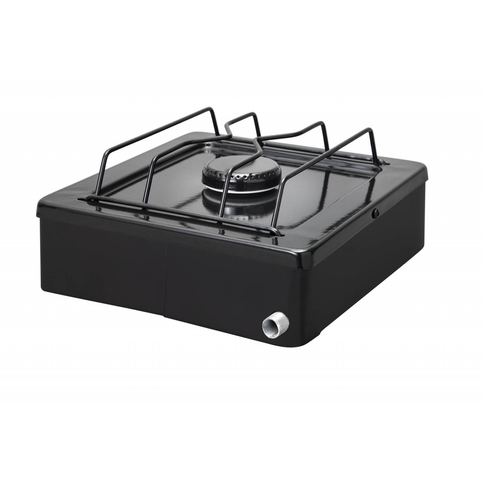 Parrilla De Gas De 1 Quemador Cubierta Porcelanizada 