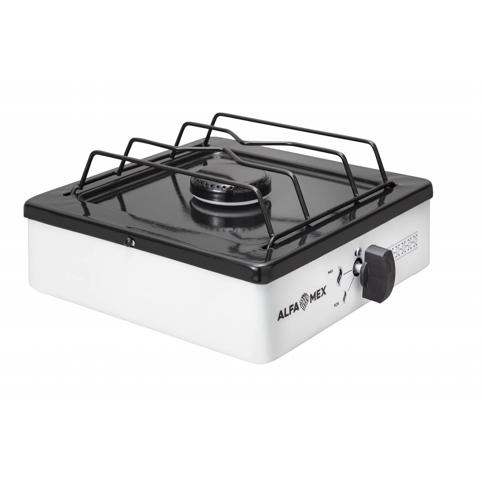 Parrilla De Gas De 1 Quemador Cubierta Porcelanizada