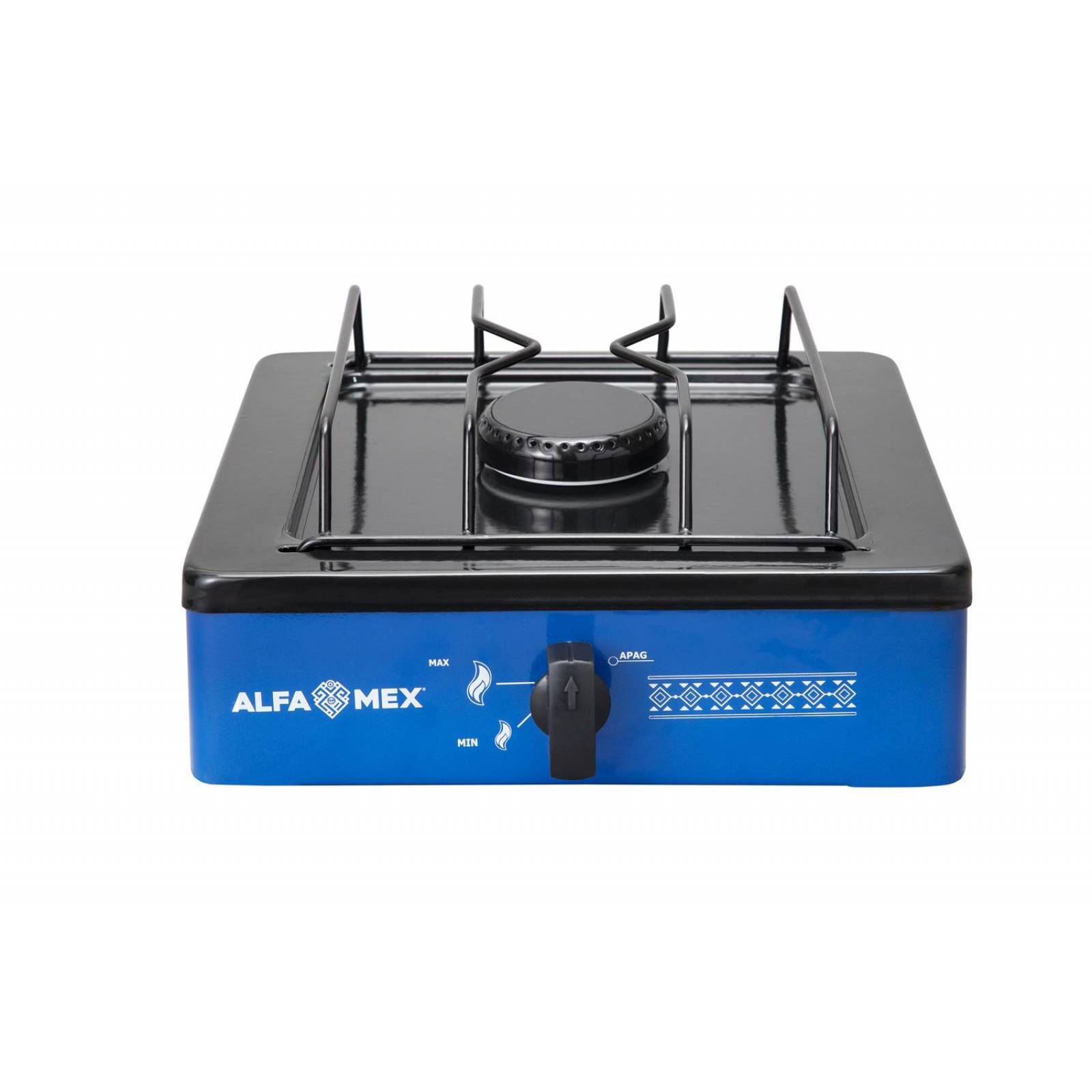 Parrilla De Gas De 1 Quemador Cubierta Porcelanizada