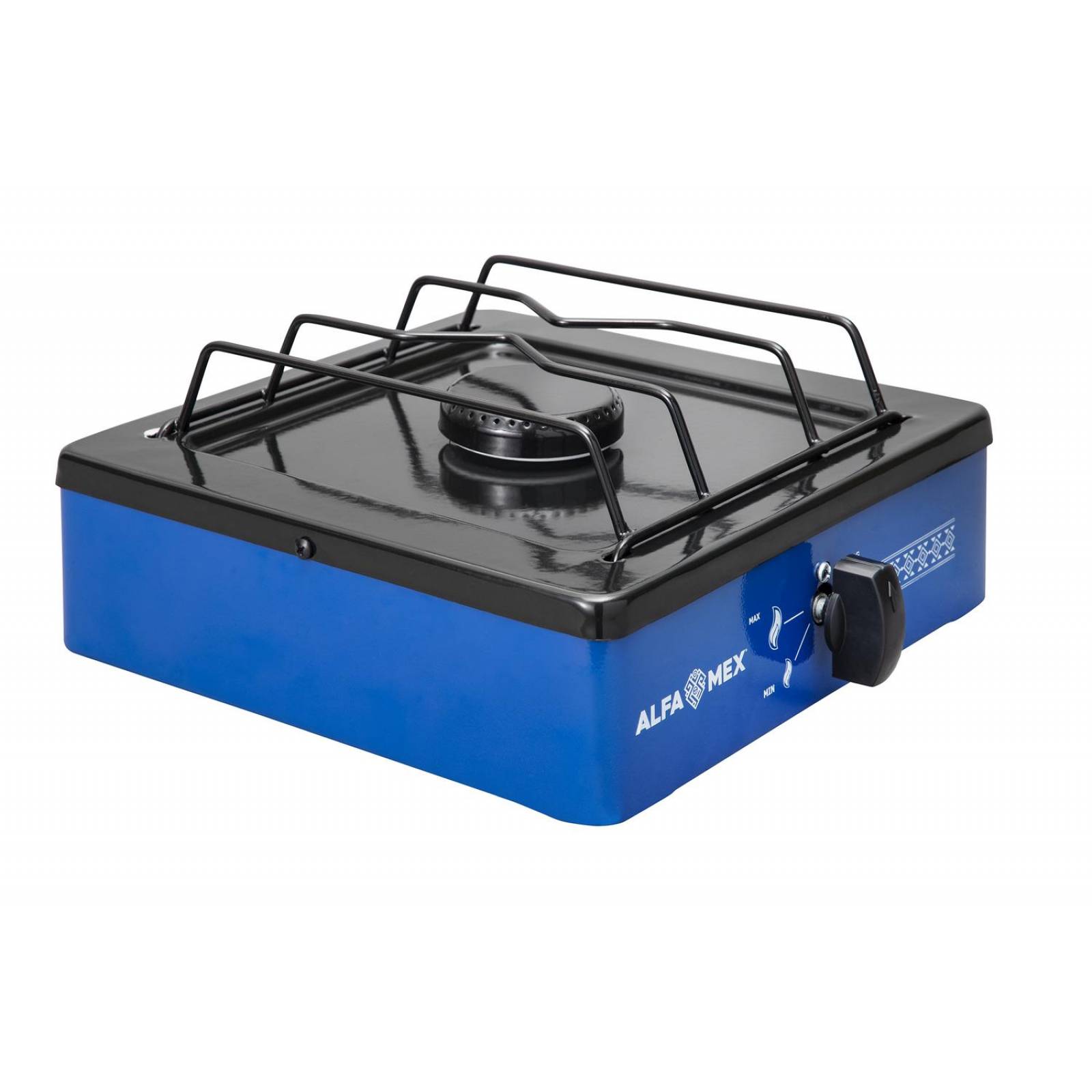 Parrilla De Gas De 1 Quemador Cubierta Porcelanizada