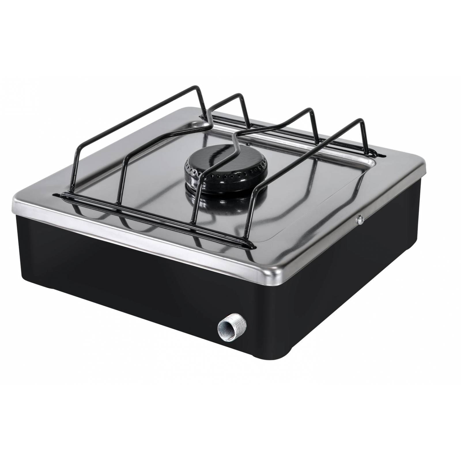 Parrilla A Gas De 1 Quemador Cubierta Acero Y Mueble Pintura 