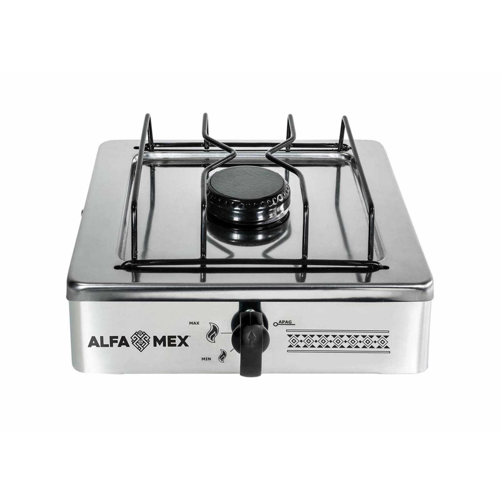 Parrilla A Gas De 1 Quemador Cubierta Acero Y Mueble Acero