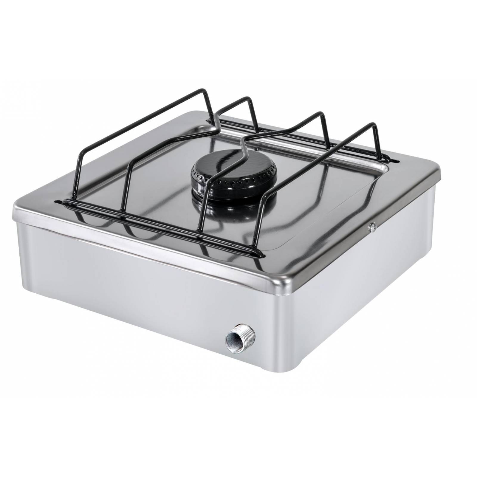 Parrilla A Gas De 1 Quemador Cubierta Acero Y Mueble Acero