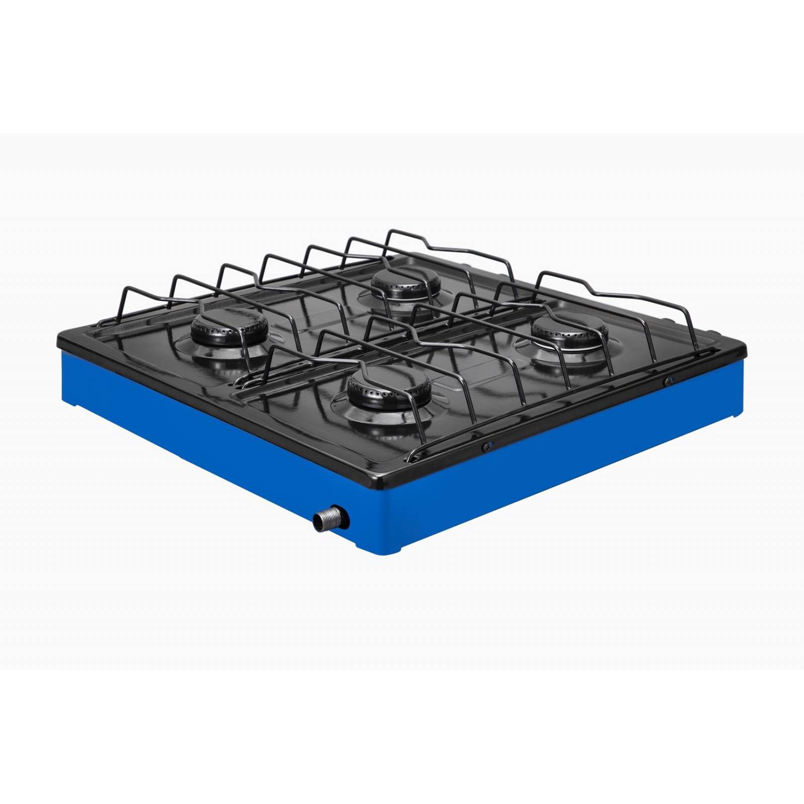 Parrilla De Gas Azul De 4 Quemadores Porcelanizada Alfa 