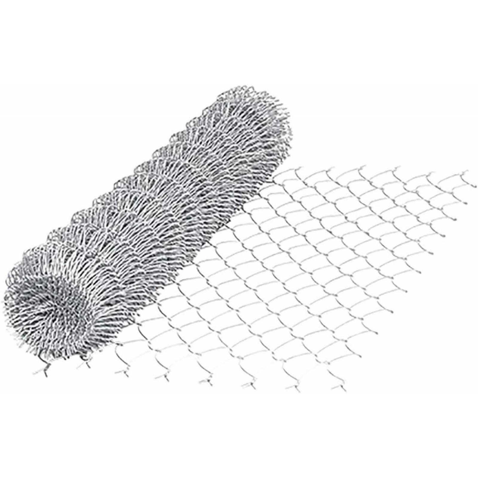 Rollo 20 m x 1 m malla ciclónica calibre 11 abertura 55 mm