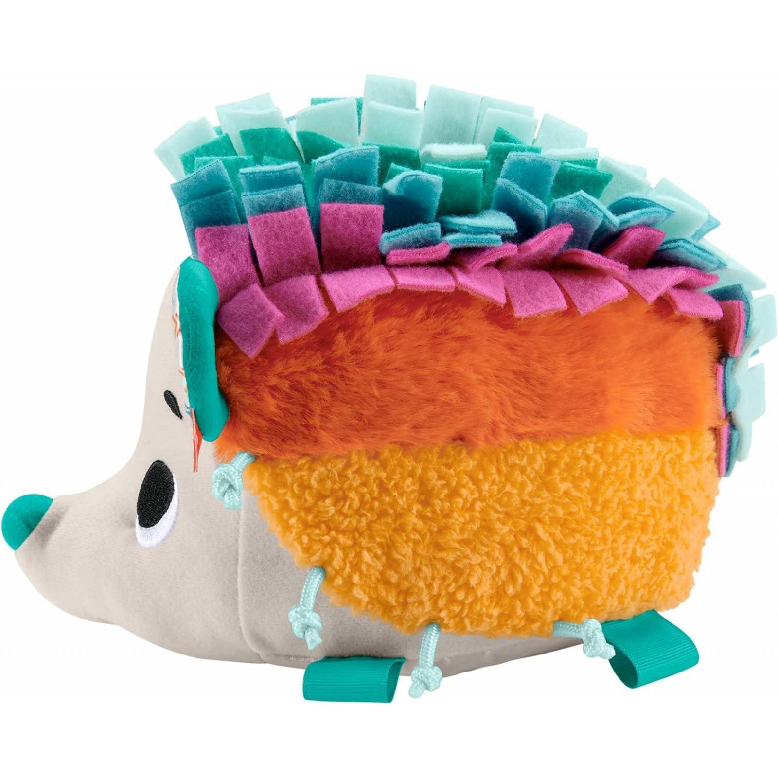 Fisher-Price Cuddle n' Snuggle - Peluche de Erizo con Sonidos y Texturas para bebés 