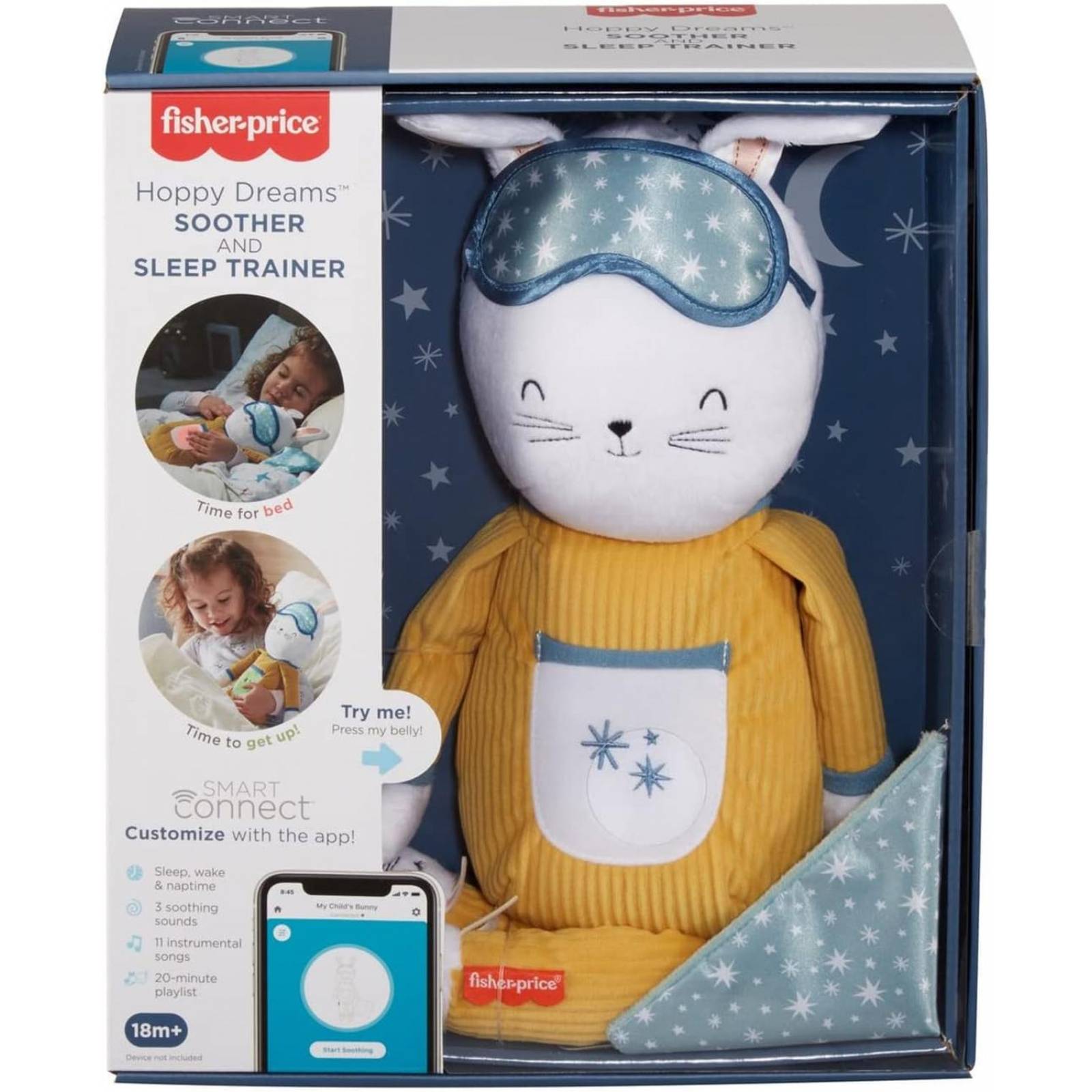 Fisher Price Conejito Dulces Sueños Juguete para niños de 18 Meses en adelante 