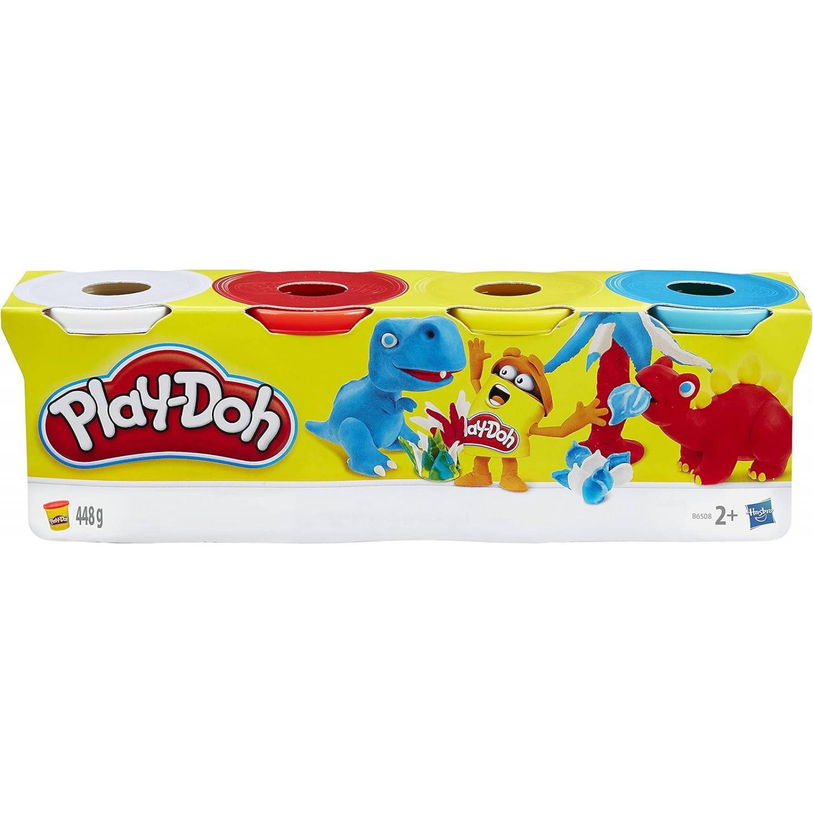 Play Doh Latas Colores, Clásicos, 112 g, Paquete de 4 