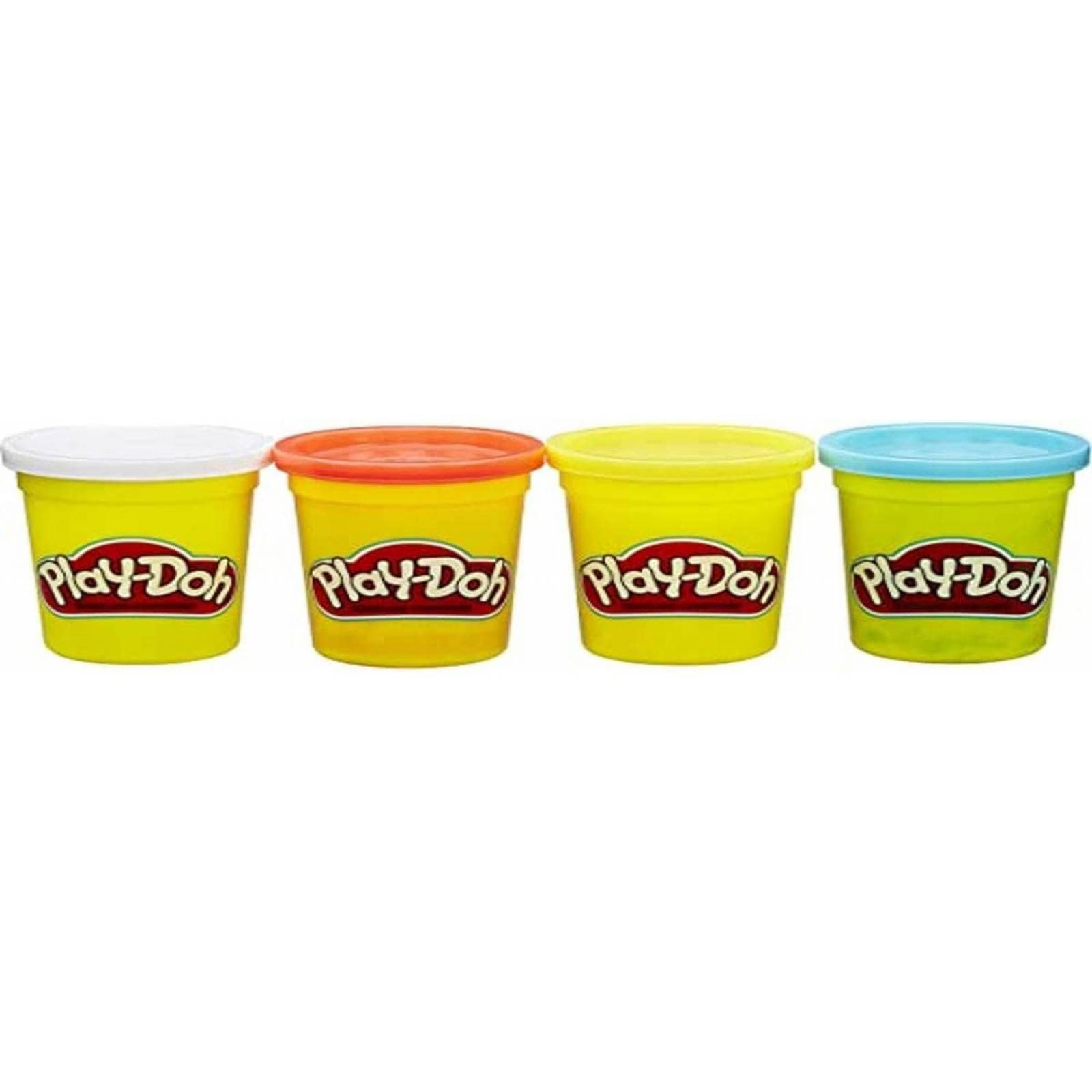 Play Doh Latas Colores, Clásicos, 112 g, Paquete de 4 
