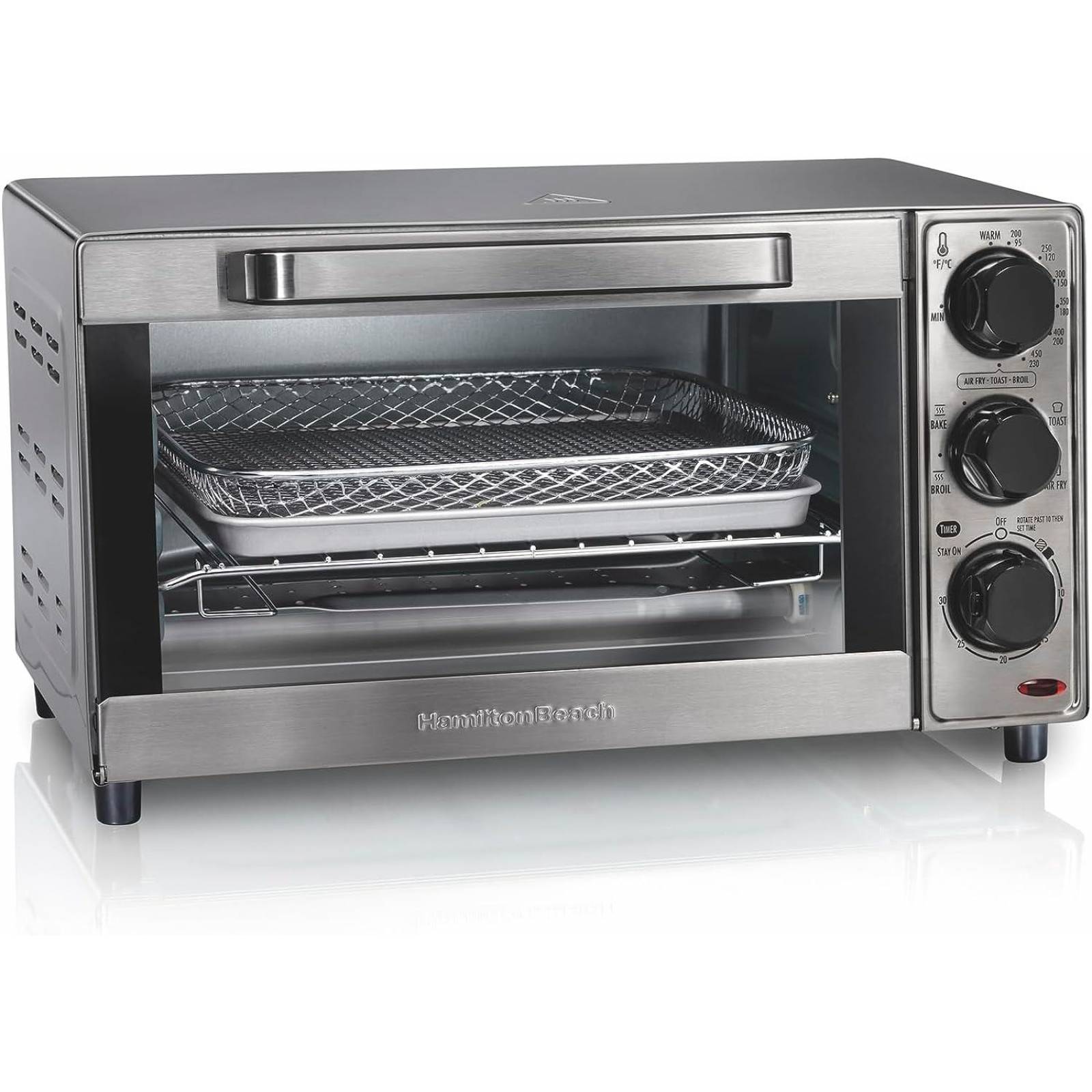 Hamilton Beach Horno tostador Sure-Crisp con freidor con aire 