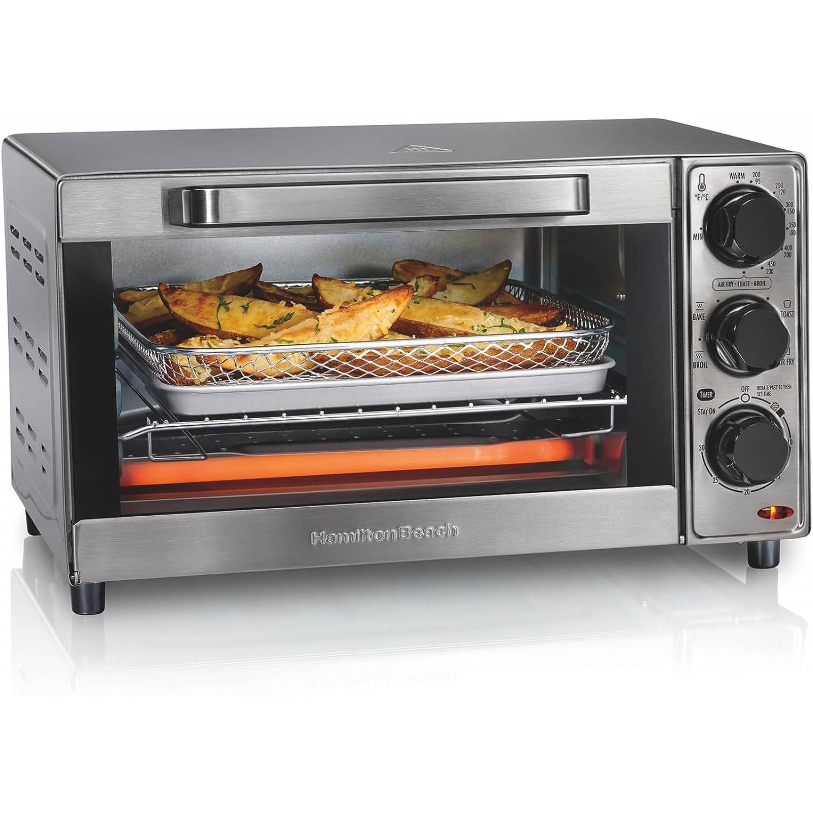 Hamilton Beach Horno tostador Sure-Crisp con freidor con aire 