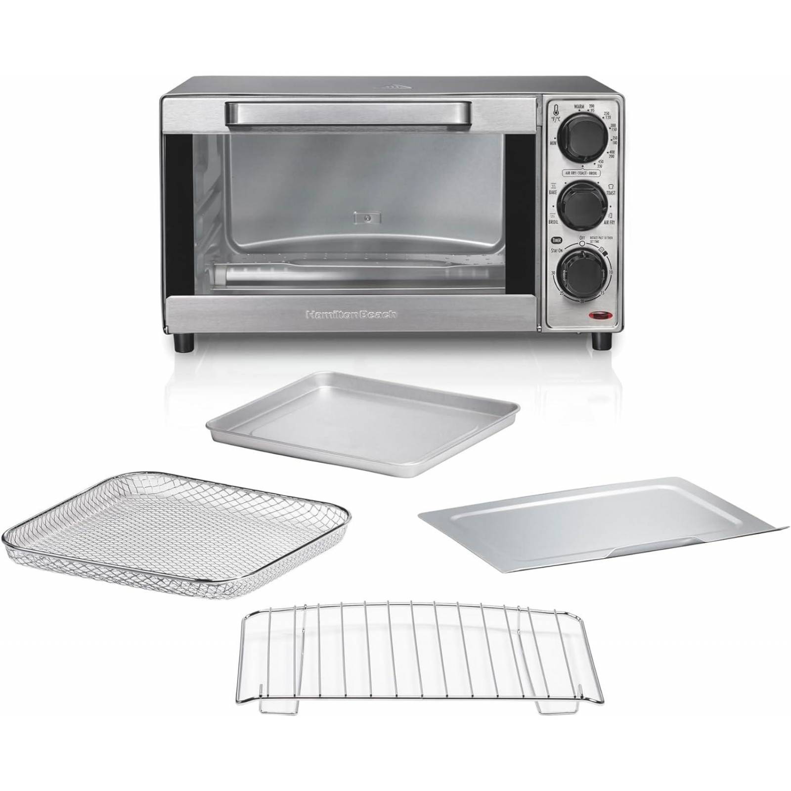 Hamilton Beach Horno tostador Sure-Crisp con freidor con aire 