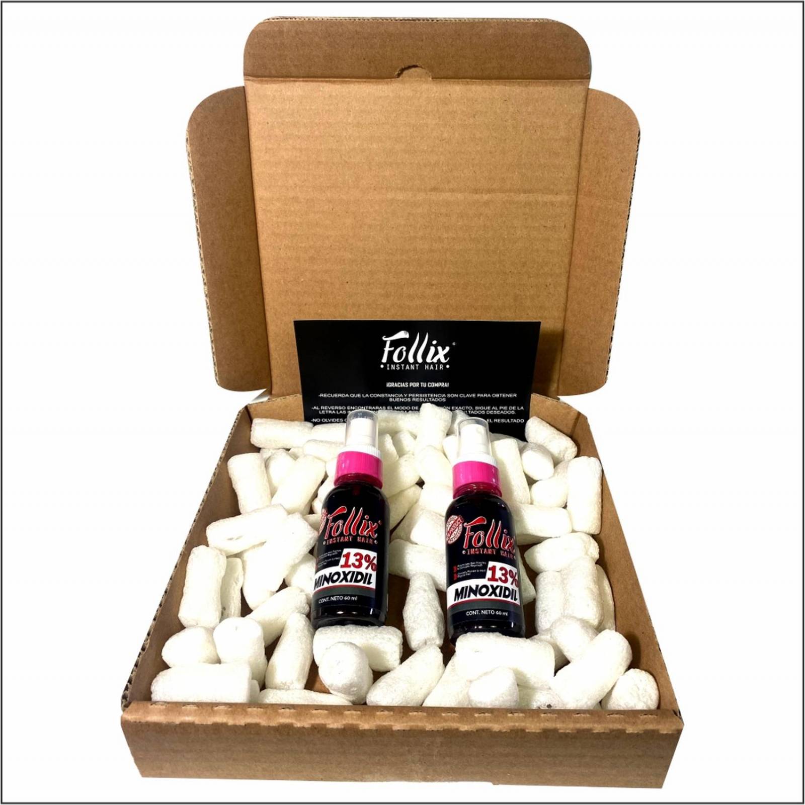 Kit De 2 Minoxidil Al 13% 