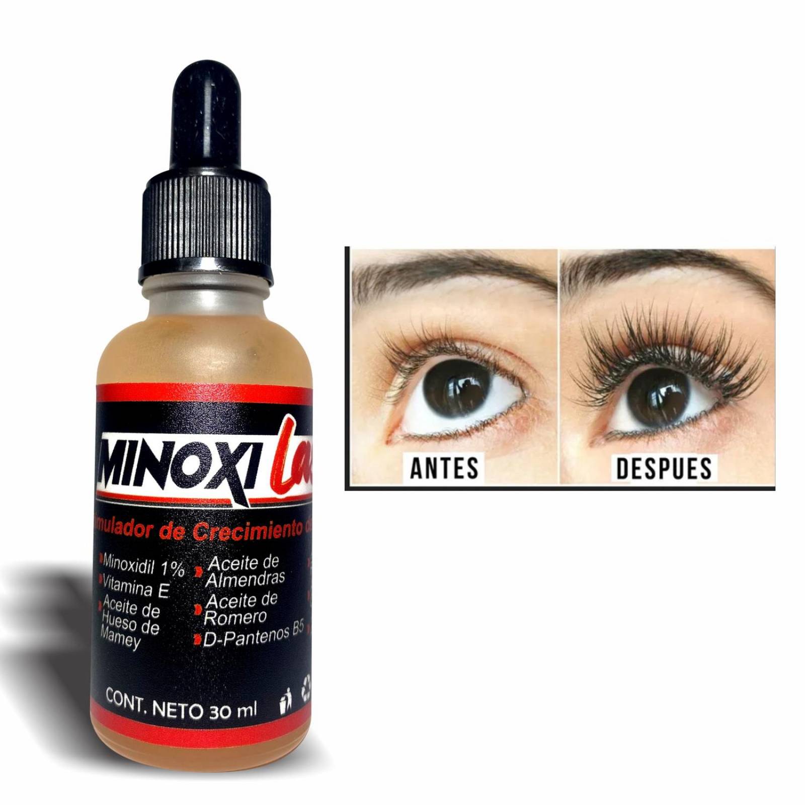 Serum Para Crecimiento De Pestañas Minoxi Lash 