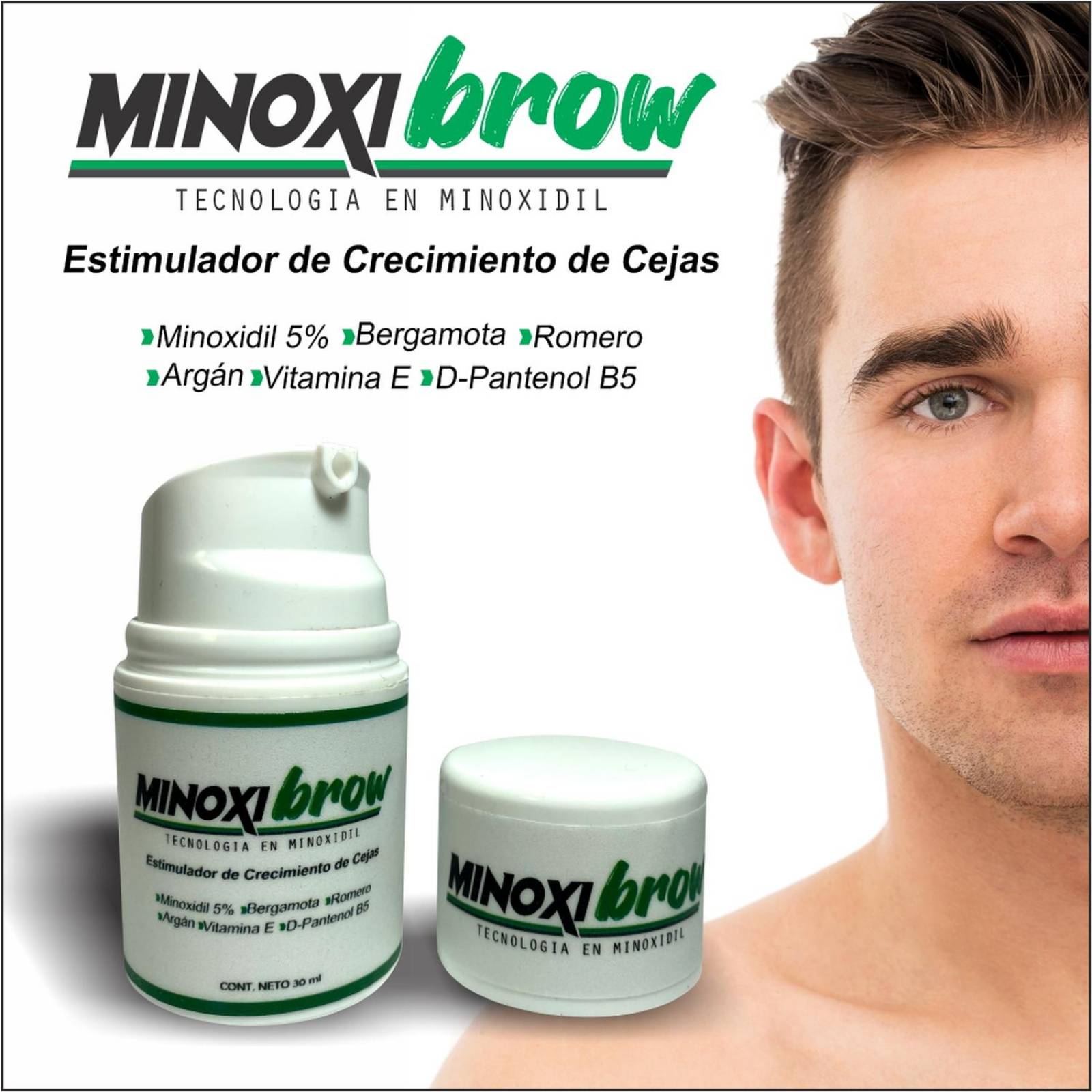 Bálsamo Para Crecimiento De Cejas Mujer Y Hombre 