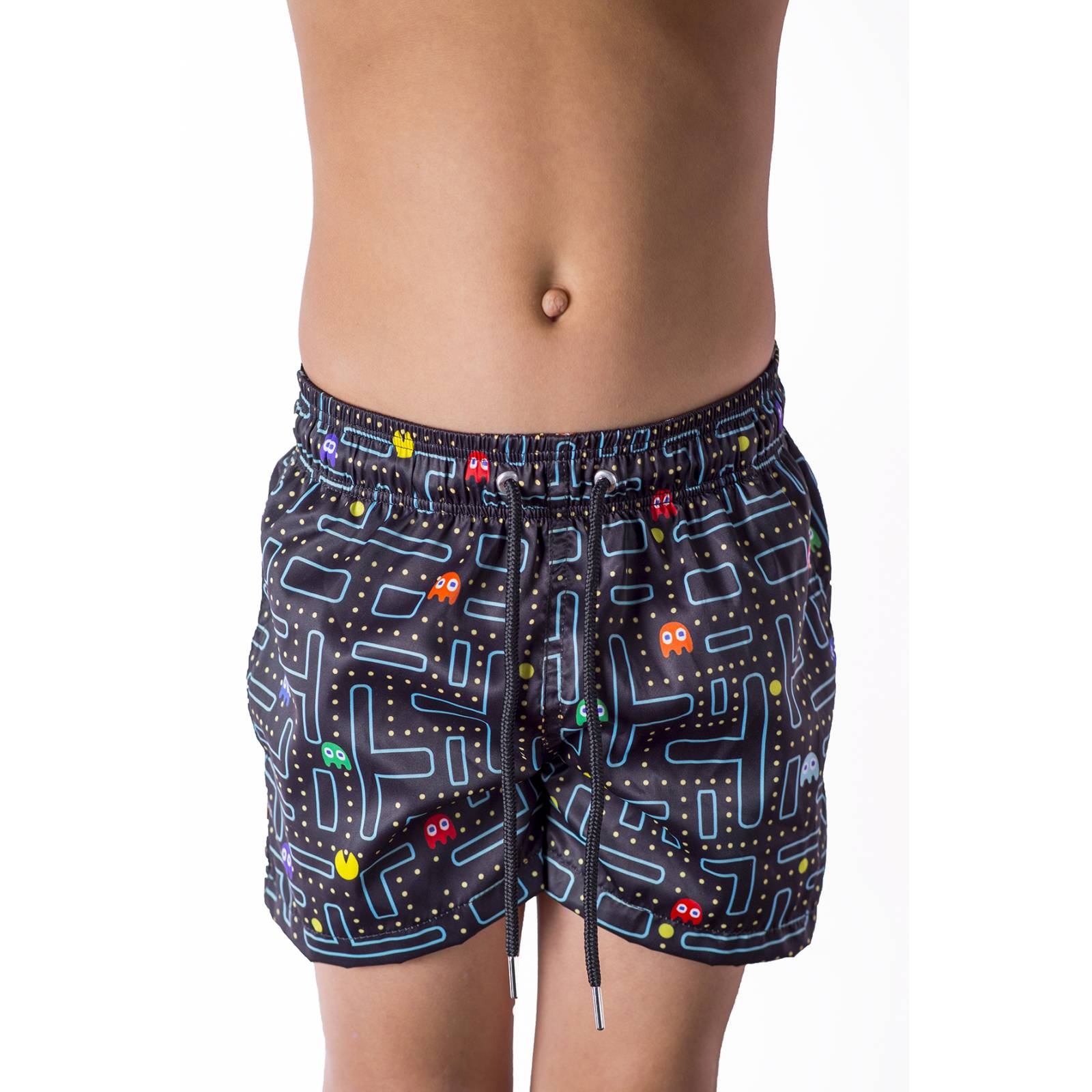 Traje de baño niño infantil short estampado pacman kids